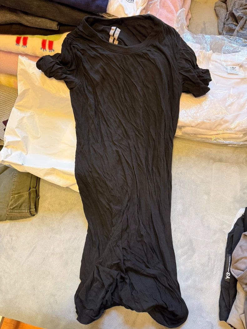 Rick Owens Rick owens Black double ribbed short sleeves 2506-Nextarrow Size US M / EU 48-50 / 2 - 2 Thumbnail