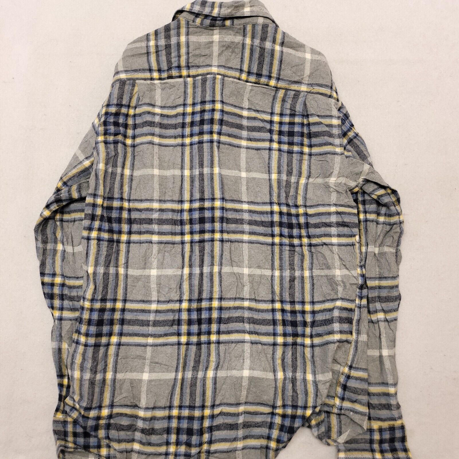 Old Navy Old Navy Tartan Flannel Button Up Shirt Men Size S Gray Blue Size US S / EU 44-46 / 1 - 10 Thumbnail