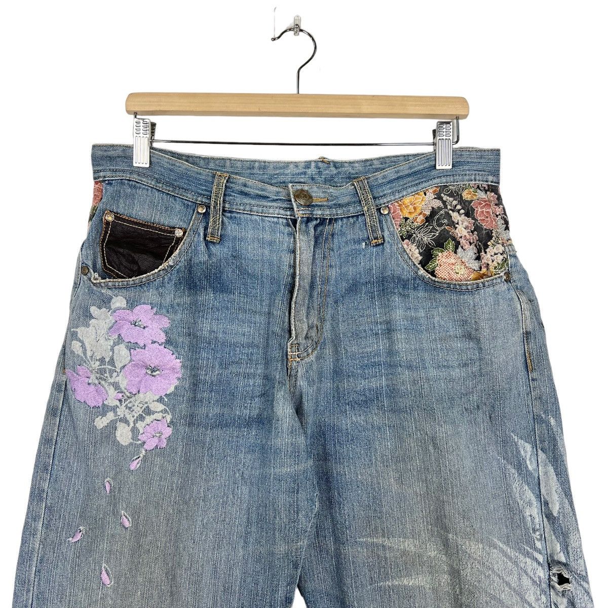 Japanese Brand 🔥 VINTAGE GUMU EMBROIDERY Size US 34 / EU 50 - 3 Thumbnail