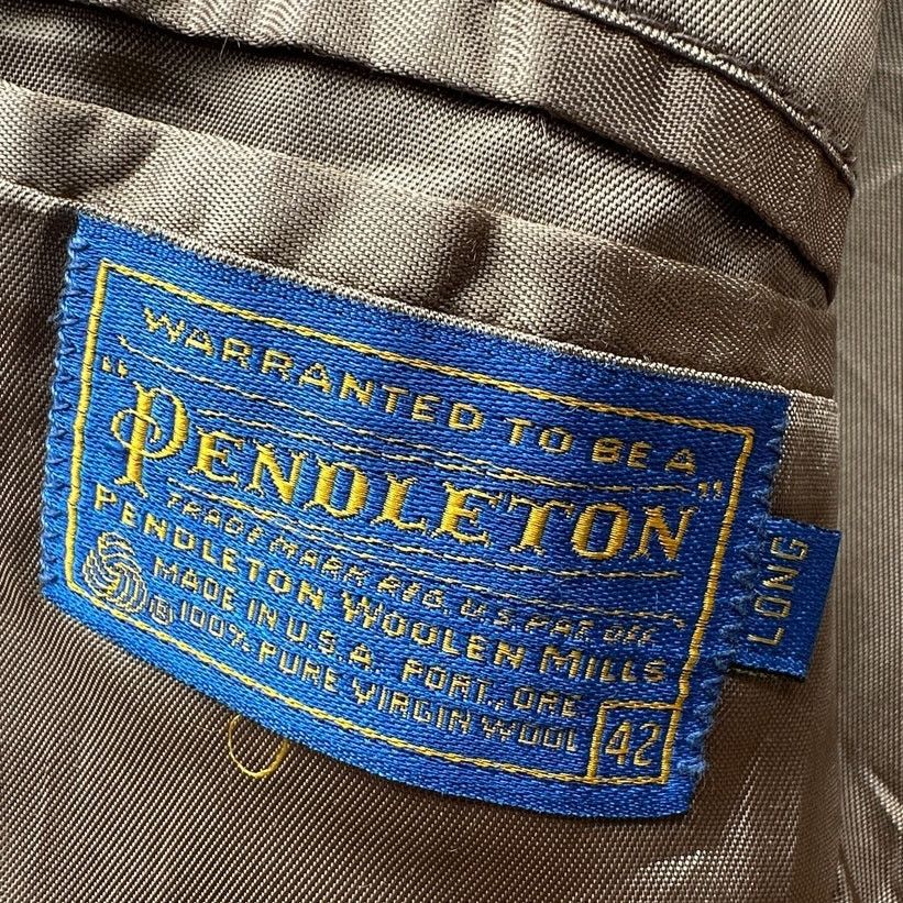 Pendleton Vintage Pendleton Tweed Sport Coat Blazer Mens 42 Long Large Size US L / EU 52-54 / 3 - 3 Thumbnail