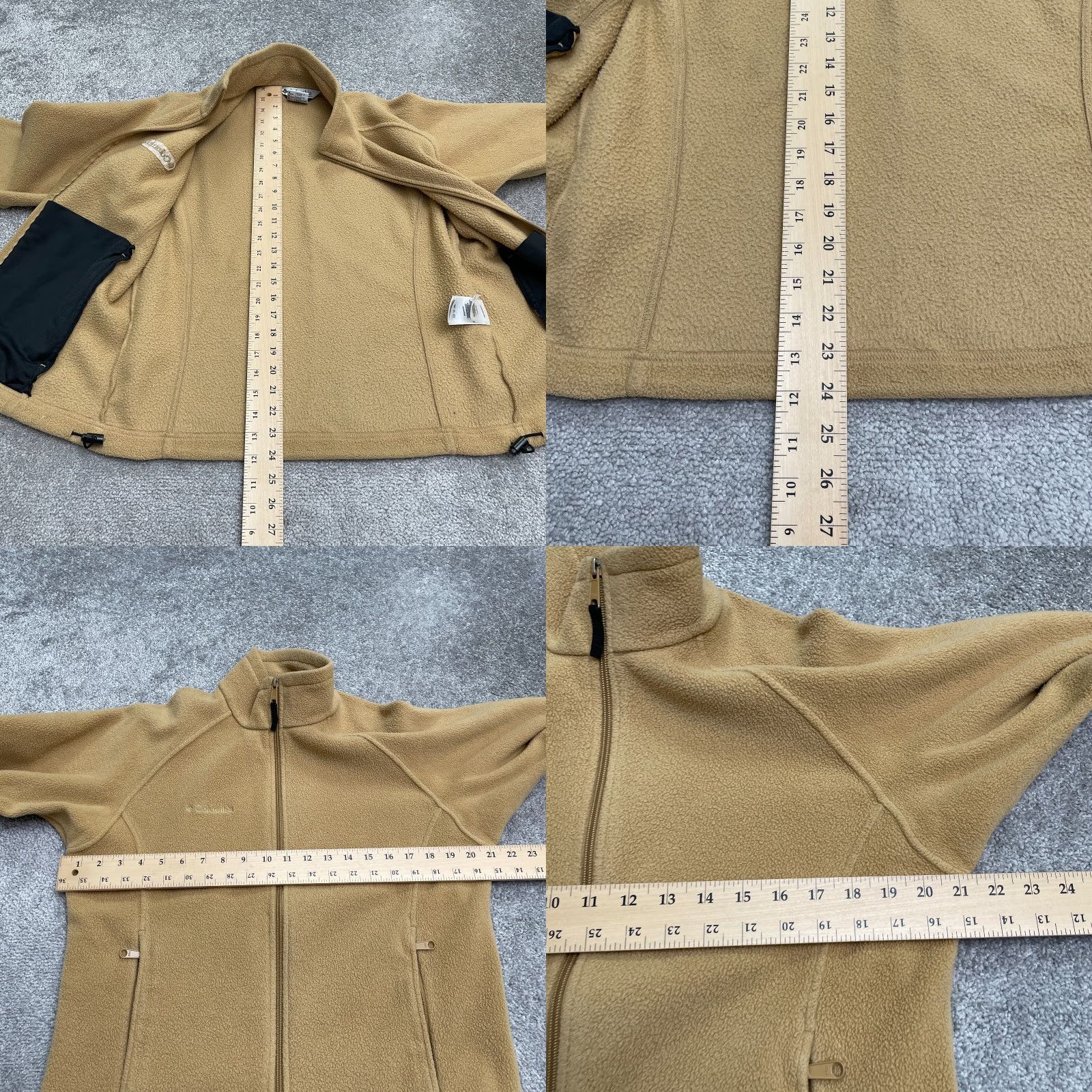 Vintage Columbia Benton Springs Fleece Jacket Womens Medium Brown Full Zip Outdoor Hike Size M / US 6-8 / IT 42-44 - 8 Thumbnail