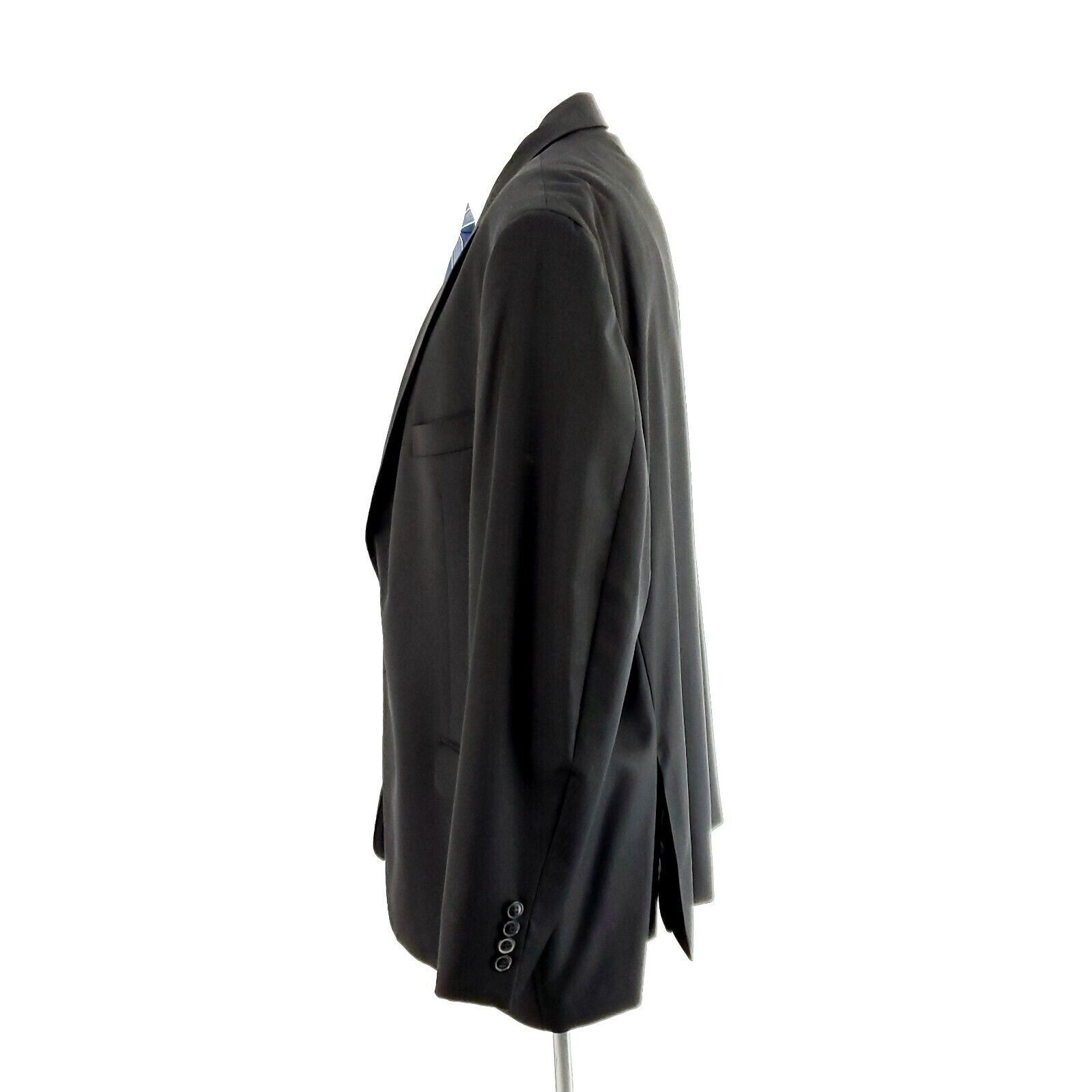Joseph Abboud Joseph Abboud Vaticana Marlane Super 120s Wool Blazer 48R Bl Size 48R - 4 Thumbnail