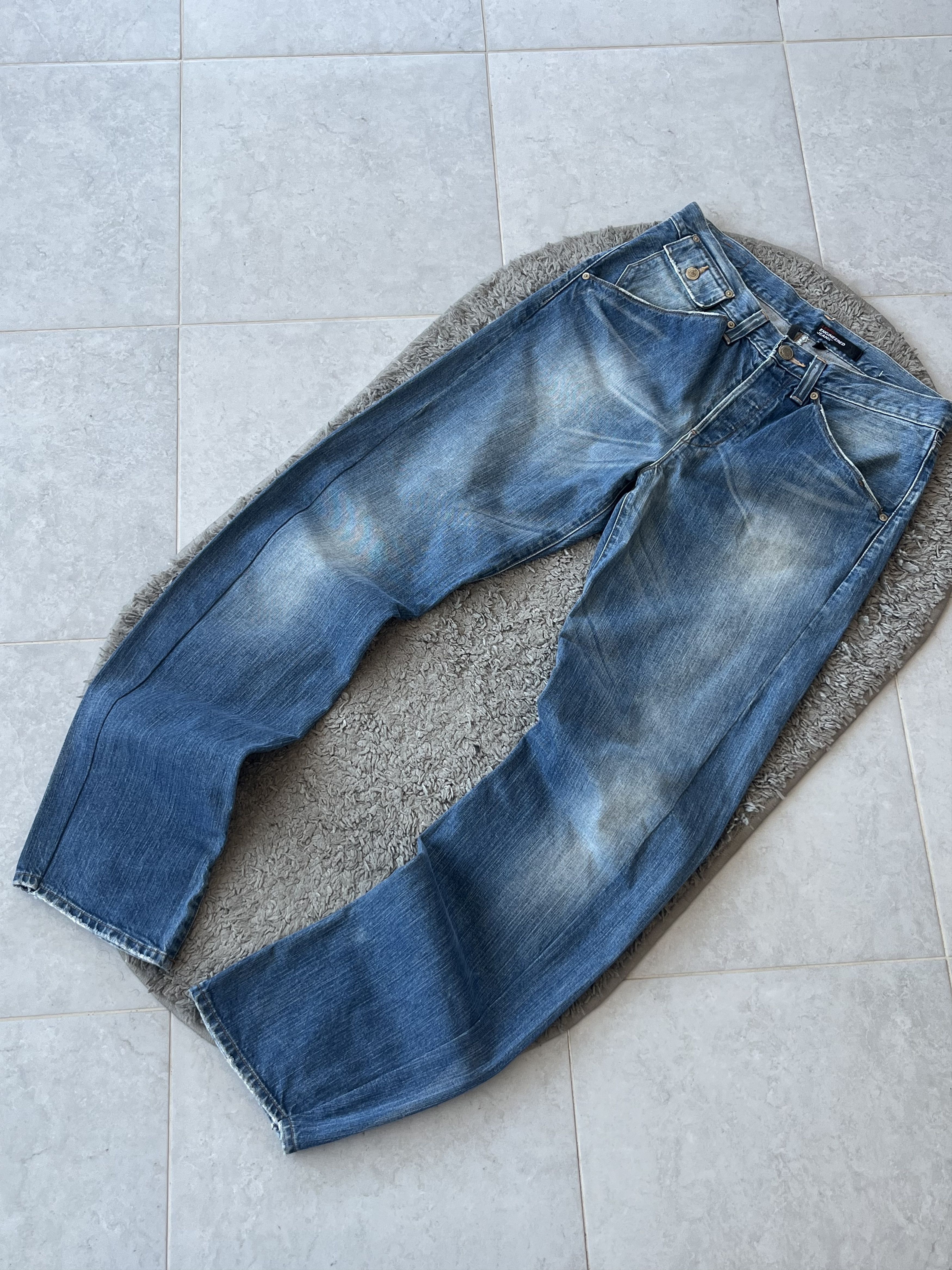 Levi's LEVI’S ENGINEERED JEANS Straight Fit Vintage Y2K Style Size US 33 - 3 Thumbnail