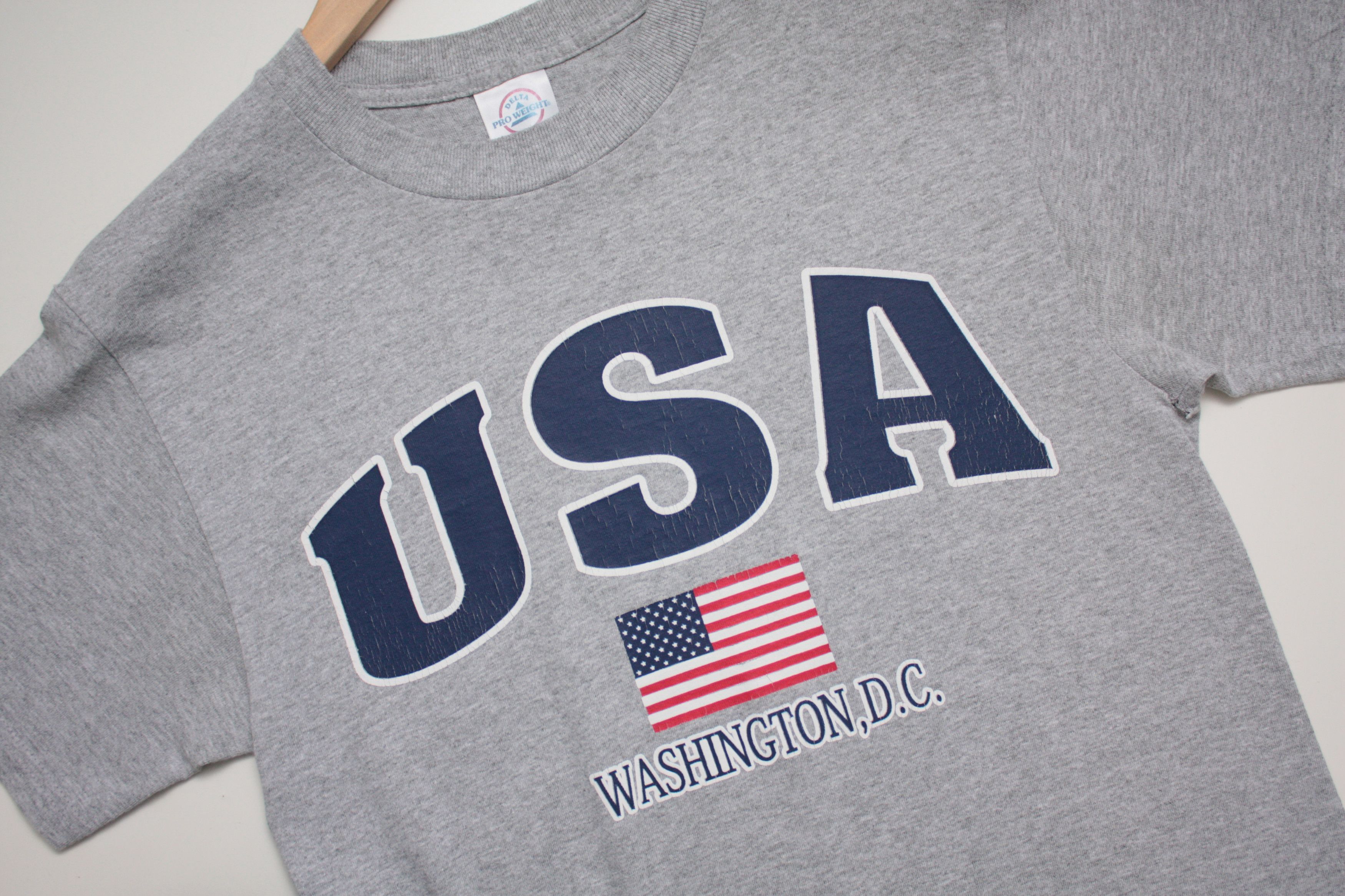 Vintage USA Washington D.C. Gray Vintage T-Shirt Small Size US M / EU 48-50 / 2 - 3 Thumbnail