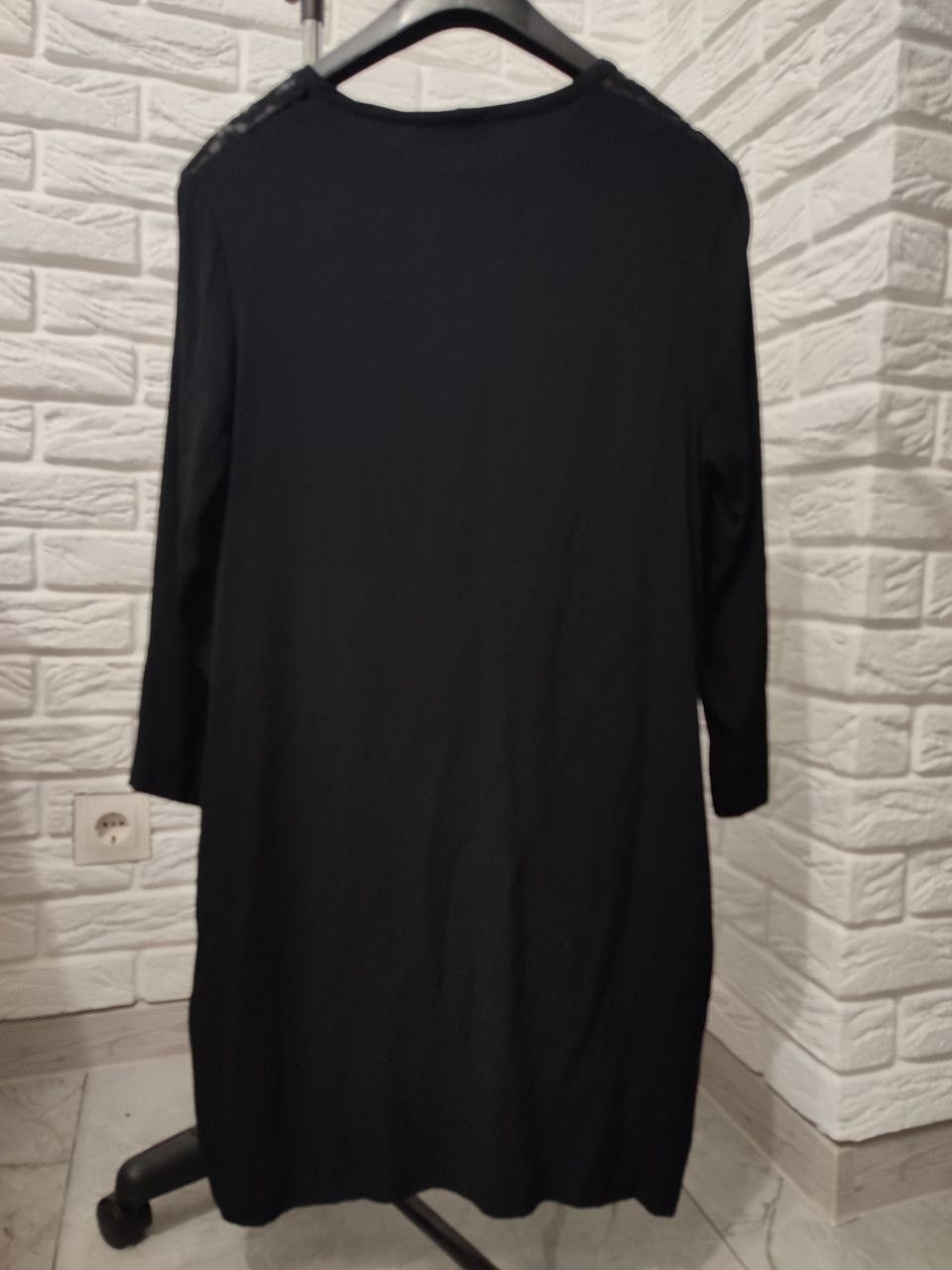Sandro Sandro Paris Black Tunic Lace Dress Long Sleeve Size L Size L / US 10 / IT 46 - 7 Thumbnail