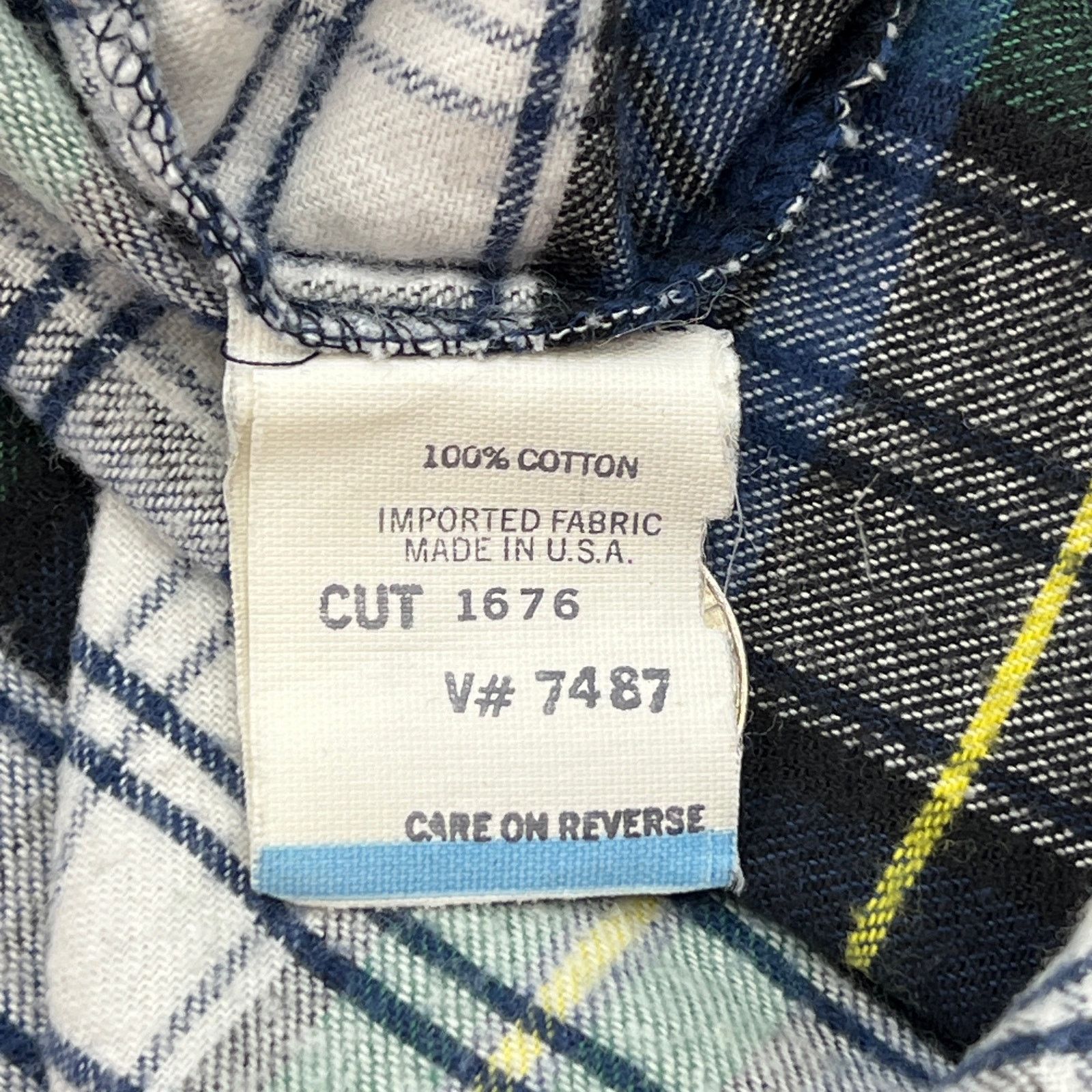 Brooks Brothers × Vintage Vintage Brooks Brothers Plaid Flannel Sleep Shirt Blue Size US S / EU 44-46 / 1 - 4 Thumbnail