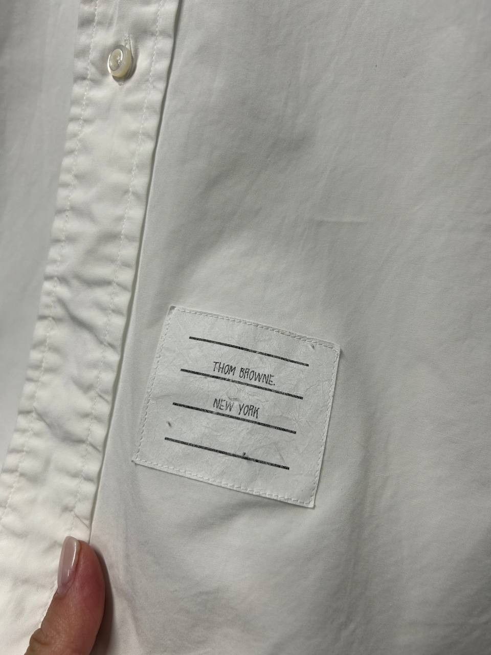 Thom Browne Thom Browne mens shirt 3 / L made in USA Size US L / EU 52-54 / 3 - 3 Thumbnail
