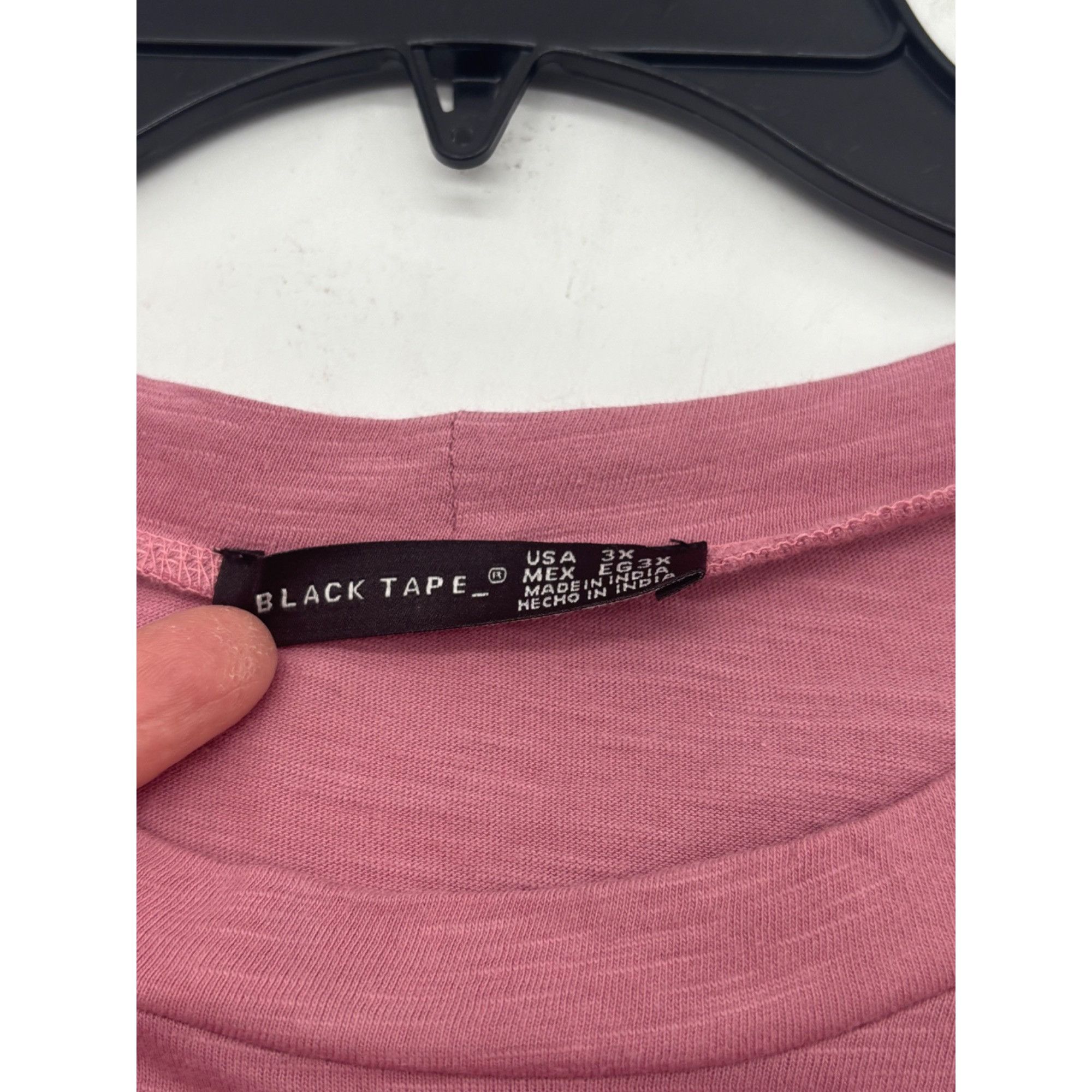 Other Black Tape Trendy Plus Size Cutout T-Shirt Antique Pink, Sz. Size ONE SIZE - 6 Thumbnail