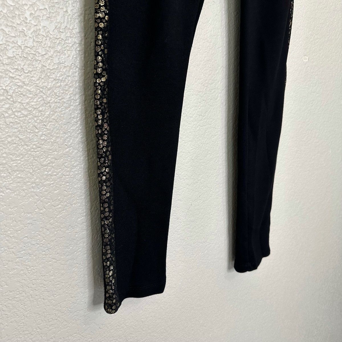 Other Two’e Black Metallic Elasticized Waist Leggings, Sz Medium Size 28" / US 6 / IT 42 - 5 Thumbnail