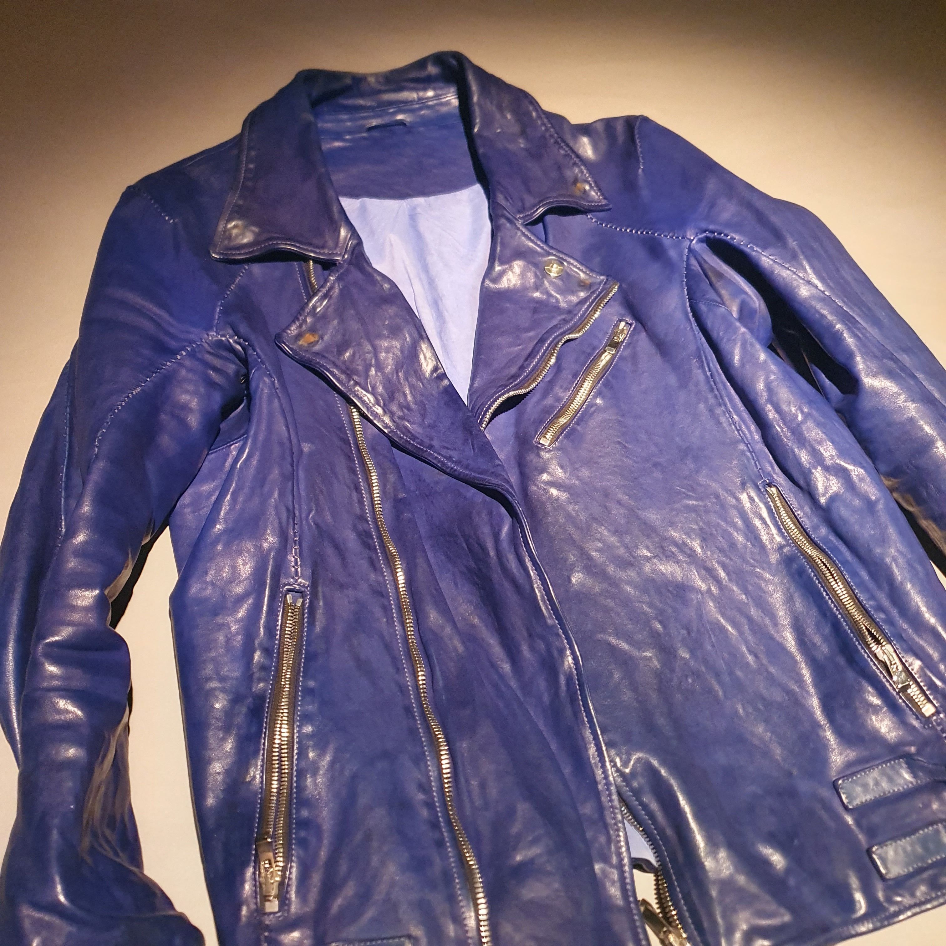 Incarnation Incarnation submarine blue leather jacket Size US M / EU 48-50 / 2 - 12 Thumbnail