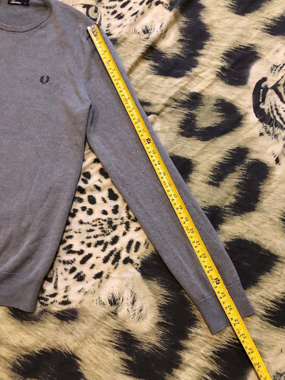 Fred Perry Y2K Long Sleeve Vintage gray Fred Perry logo Size US M / EU 48-50 / 2 - 6 Thumbnail
