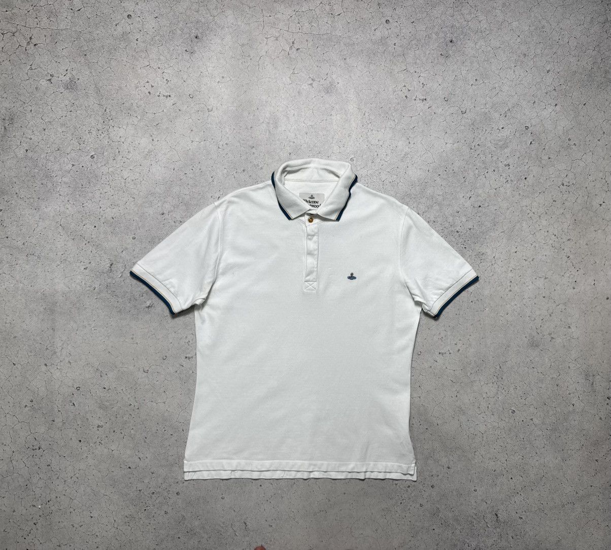 Vivienne Westwood Vivienne Westwood Luxury Polo T-Shirt White Size US L / EU 52-54 / 3 - 1 Thumbnail