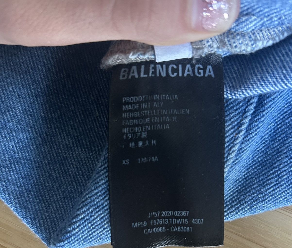 Balenciaga Blue Flatground Jeans Size US 30 / EU 46 - 8 Thumbnail