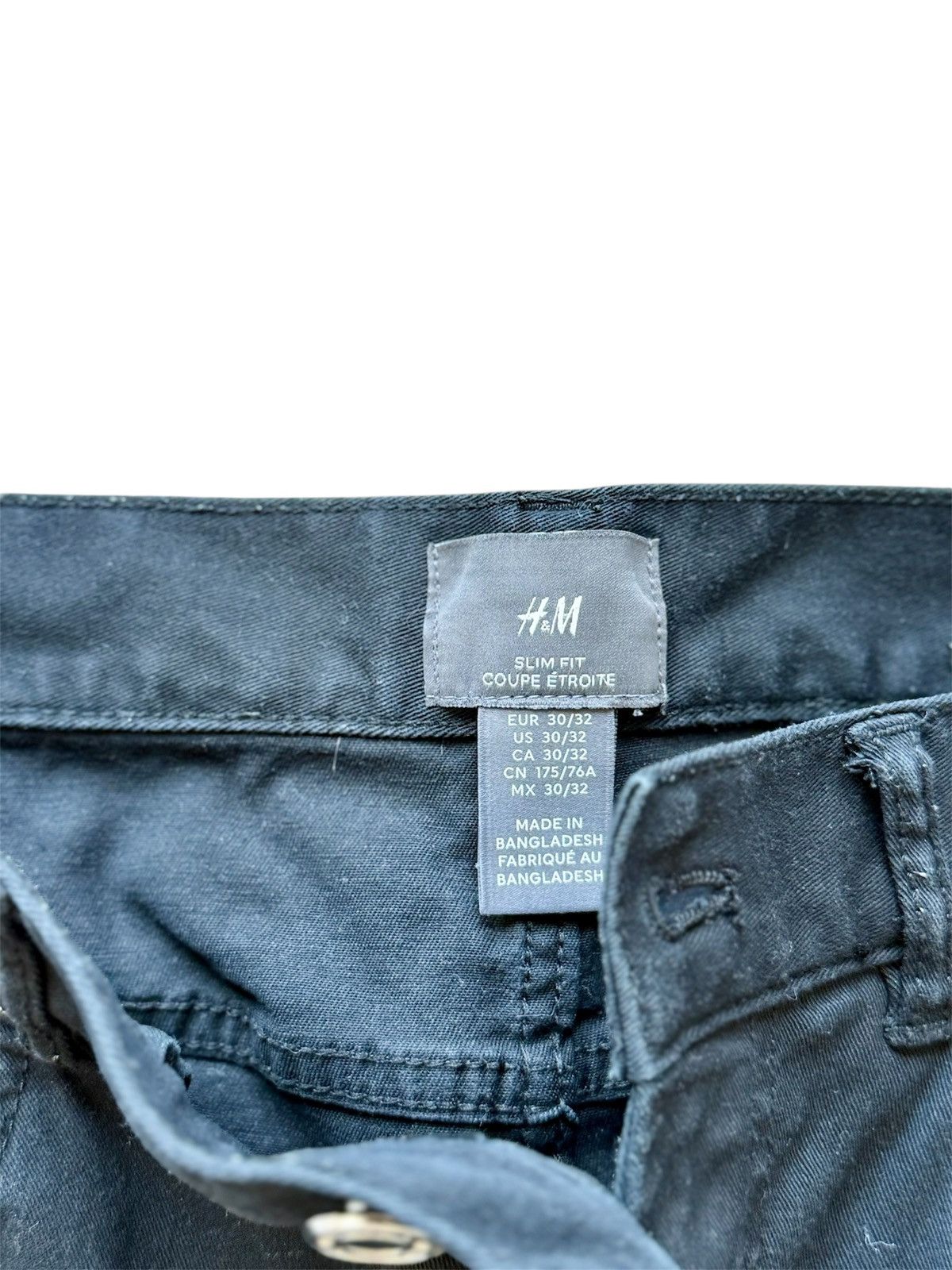 H&M H&M Black Chino Pants - Size 30 Size US 30 / EU 46 - 3 Thumbnail