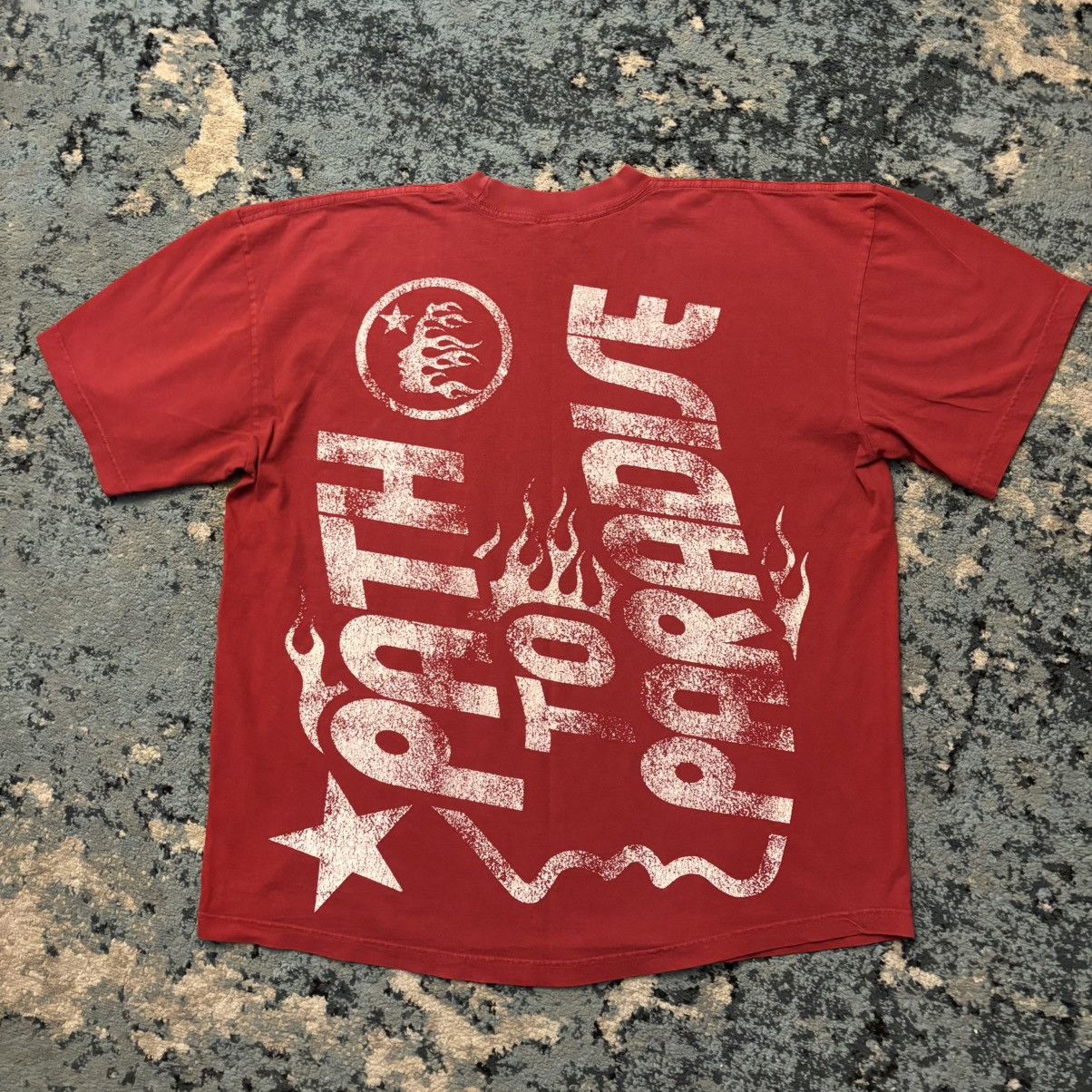 HELLSTAR Hellstar ‘Path To Paradise’ T Shirt Worn Lightly Size Xlarge Size US XL / EU 56 / 4 - 2 Thumbnail