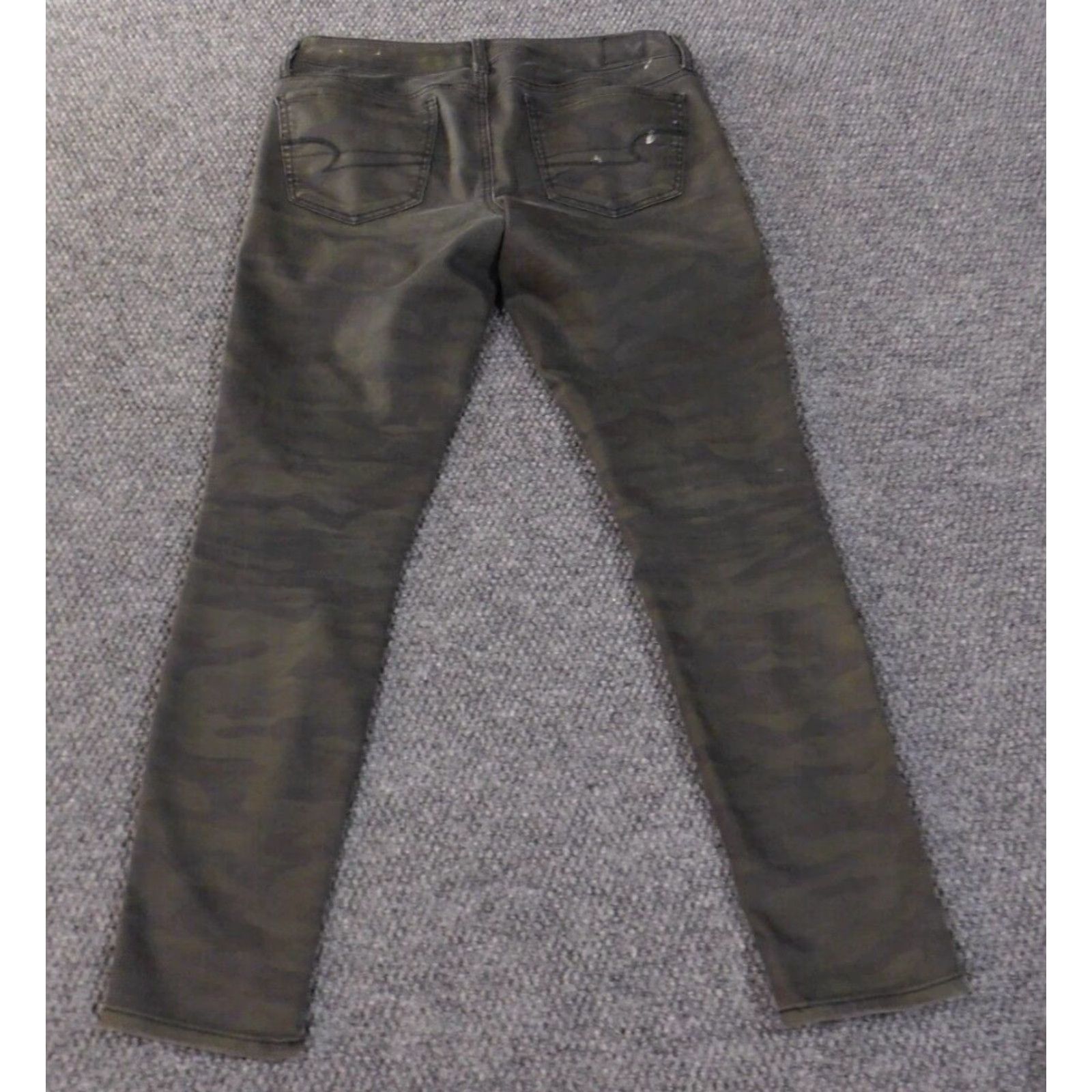 American Eagle Outfitters American Eagle Outfitters Jeans Womens 6 Camouflage Green Jegging Denim Stretch Zipper Size 24" / US 00 / IT 34 - 7 Thumbnail