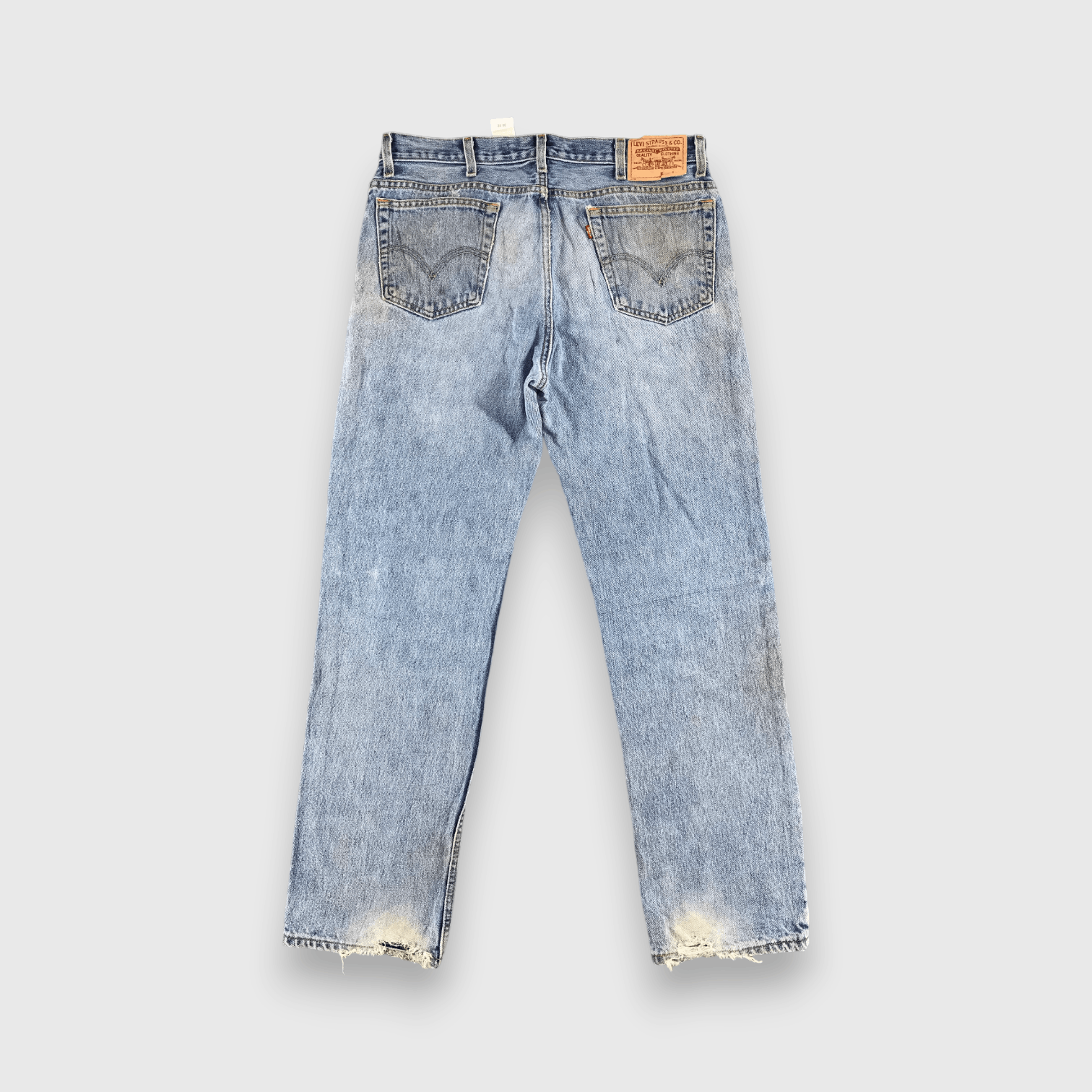 Levi's Dirty Light Wash Vintage Levis 516 Jeans-J1126 Size US 36 / EU 52 - 2 Thumbnail