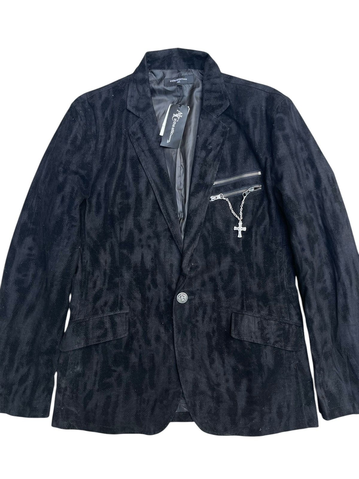 If Six Was Nine In the Attic Homme - Gothic, Zipper Detail, Cross Pendant Size US S / EU 44-46 / 1 - 5 Thumbnail