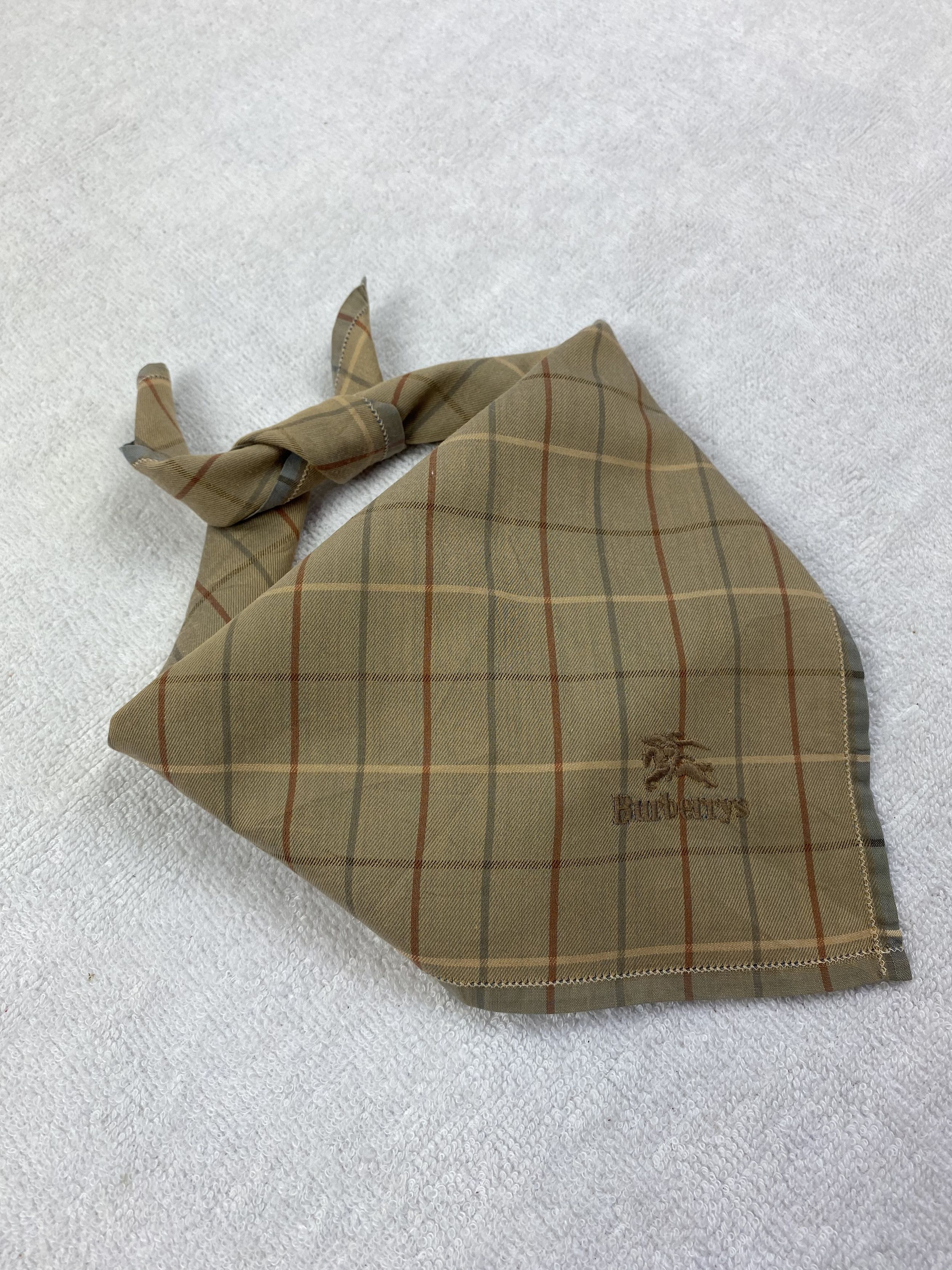Burberry Vintage Burberrys Handkerchief / Bandana / Neckerchief Size ONE SIZE - 1 Thumbnail