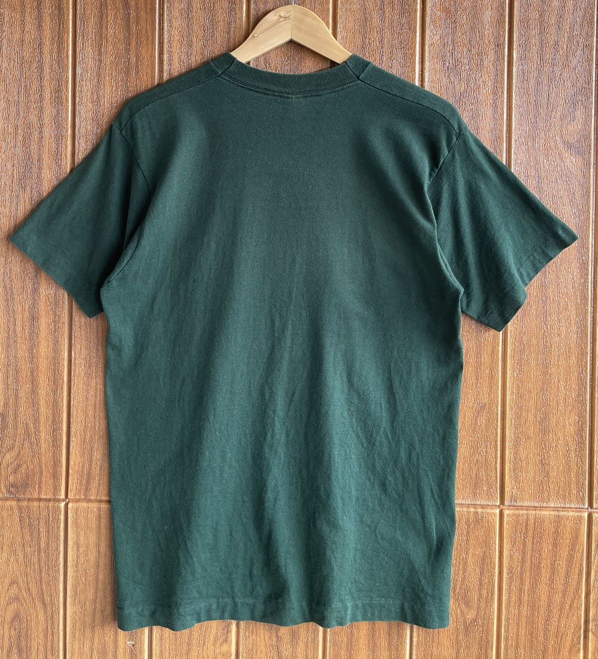 Band Tees Vintage 90’s ROCK BAND💢TOWER RECORDS💢Sun Faded Green Tshirt Size US M / EU 48-50 / 2 - 9 Thumbnail