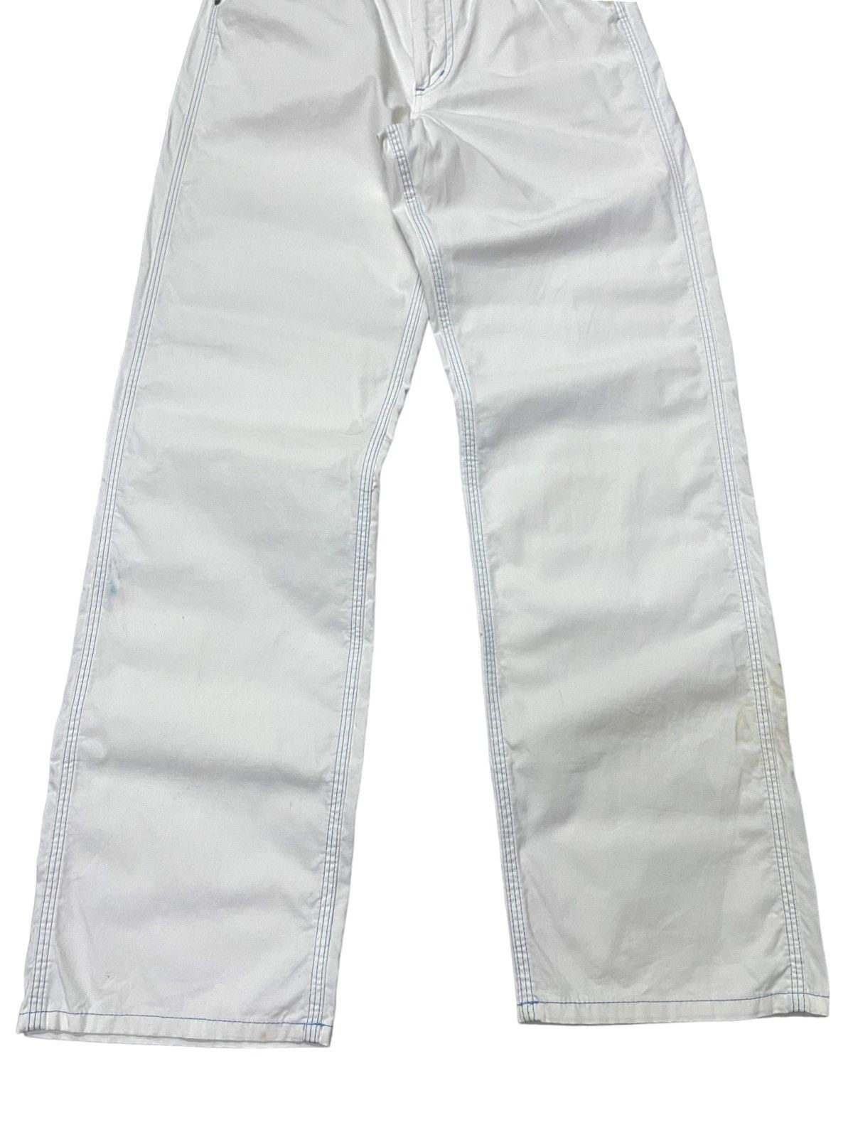 JW Anderson × Uniqlo J.W Anderson X Uniqlo Contrast Stitch Pants Straight Cut Size US 28 / EU 44 - 4 Thumbnail