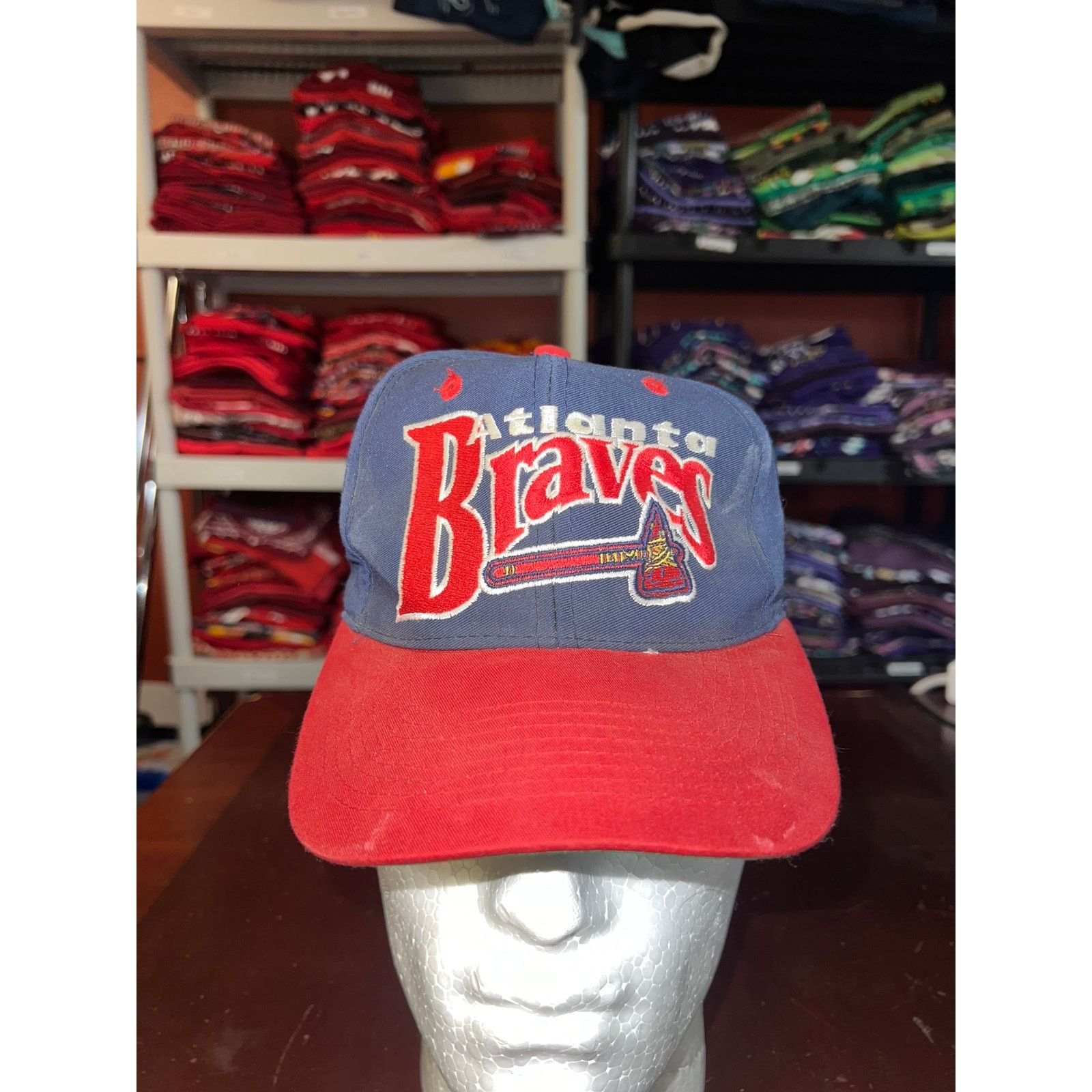 The Game Vintage Atlanta Braves The Game Hat Cap Fitted 7 1/8 VTG Size ONE SIZE - 1 Thumbnail