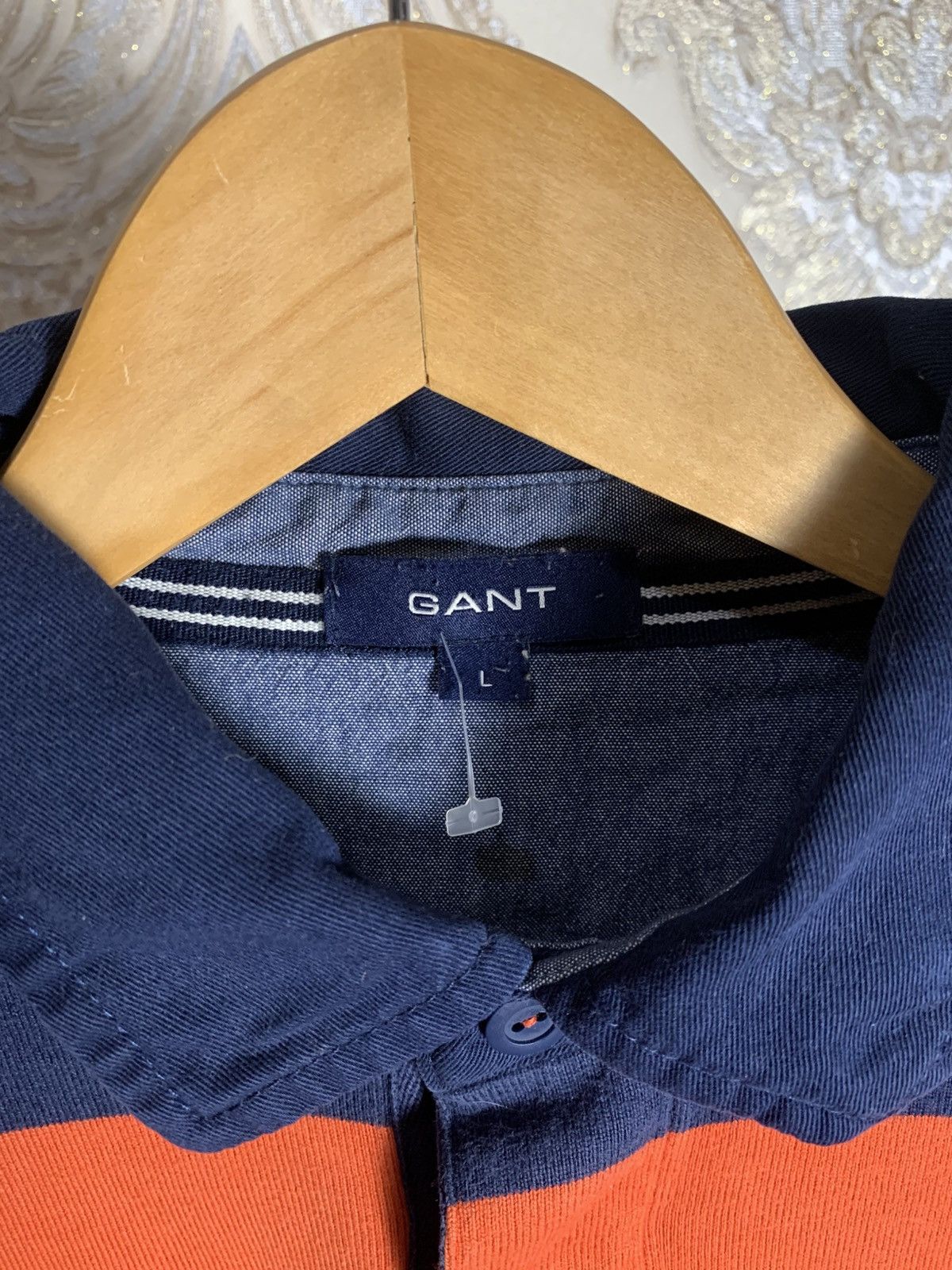 Gant VINTAGE GANT DESIGNER RUGBY POLO LONG SLEEVE RETRO Y2K 90s Size US L / EU 52-54 / 3 - 3 Thumbnail