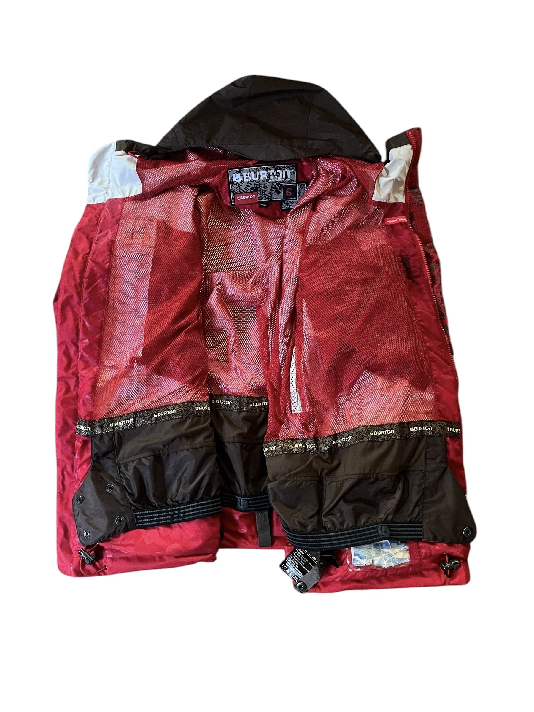 Burton Burton Mission Technical Snowboard Jacket Red Shell Size US S / EU 44-46 / 1 - 4 Thumbnail