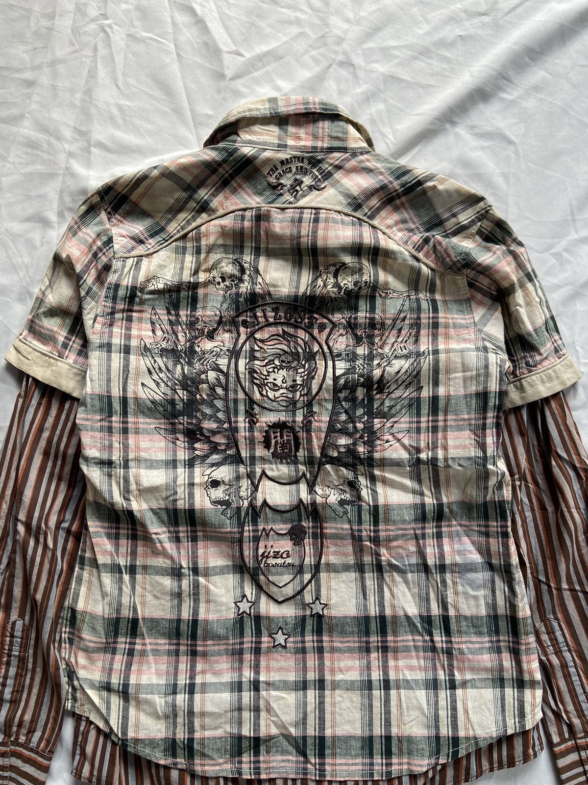 PPFM JIZOST BATSU 2 IN 1 PPFM CASUAL STRIPED BUTTON DOWN SHIRT Size US S / EU 44-46 / 1 - 9 Thumbnail