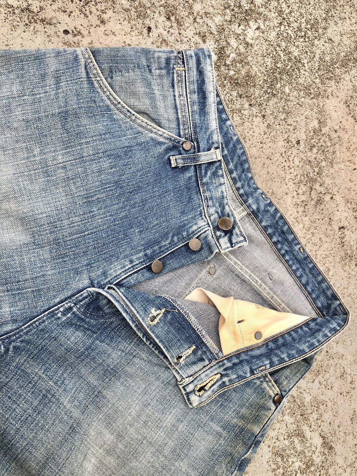 Vintage VINTAGE WRANGLER BLUE BELL SELVEDGE DENIM Size US 31 - 2 Thumbnail