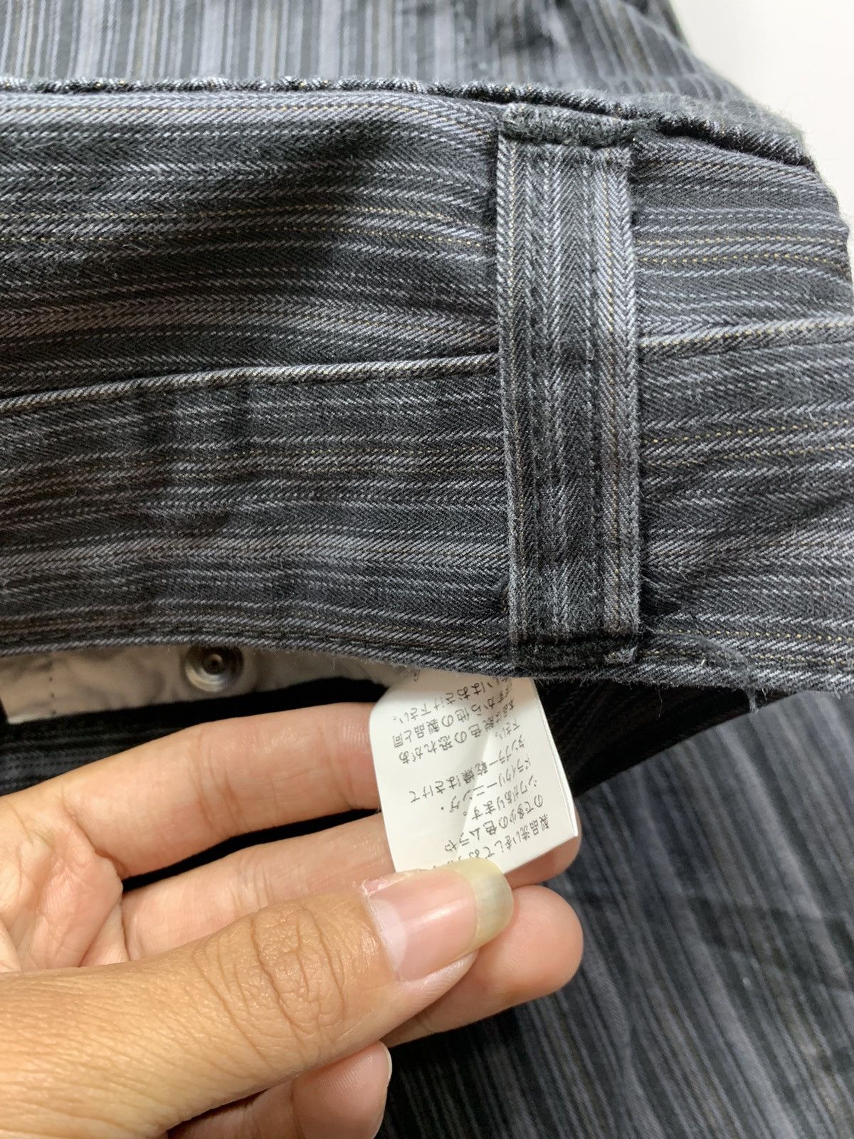 If Six Was Nine Japan Semantic design Stripe flare pants Size US 31 - 6 Thumbnail