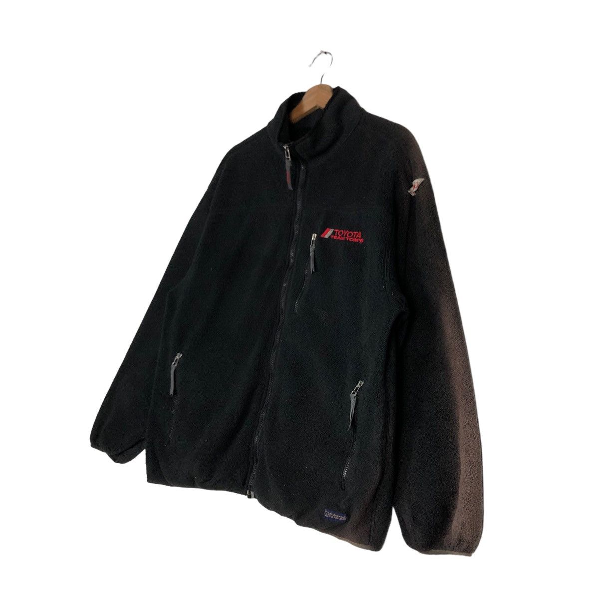 Japanese Brand 🔥90’s Vtg Fleece Bomber Jacket Toyota Racing Toms Racing Size US L / EU 52-54 / 3 - 2 Thumbnail