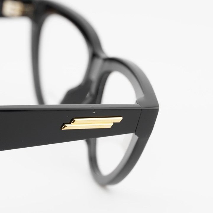 Bottega Veneta Bottega Veneta BV1193O 001 Eyeglasses Black 54mm Cat Eye Fra Size ONE SIZE - 4 Thumbnail
