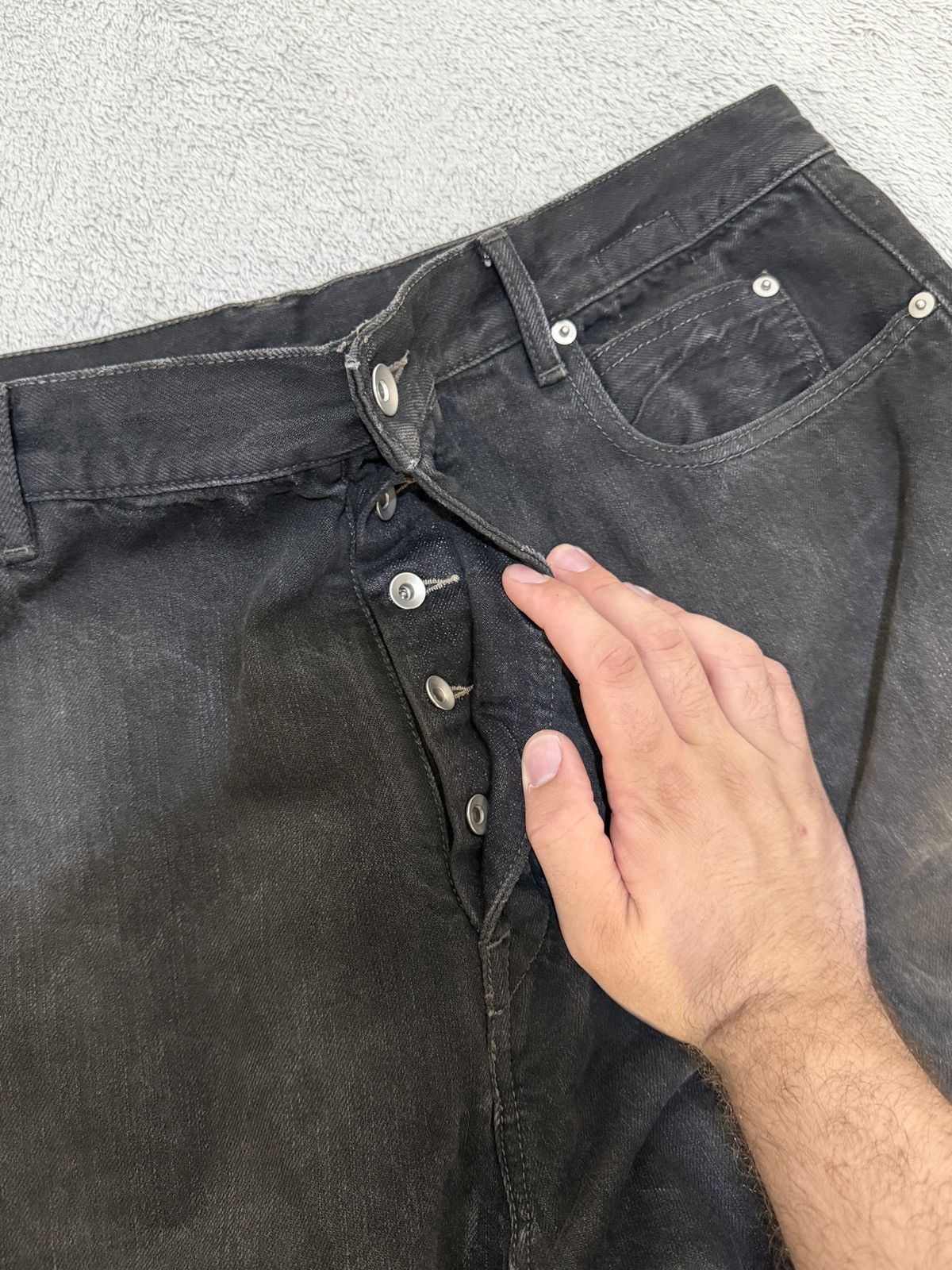 Rick Owens Drkshdw Rick Owens DRK Bolan banana cut jean Size US 38 / EU 54 - 3 Thumbnail