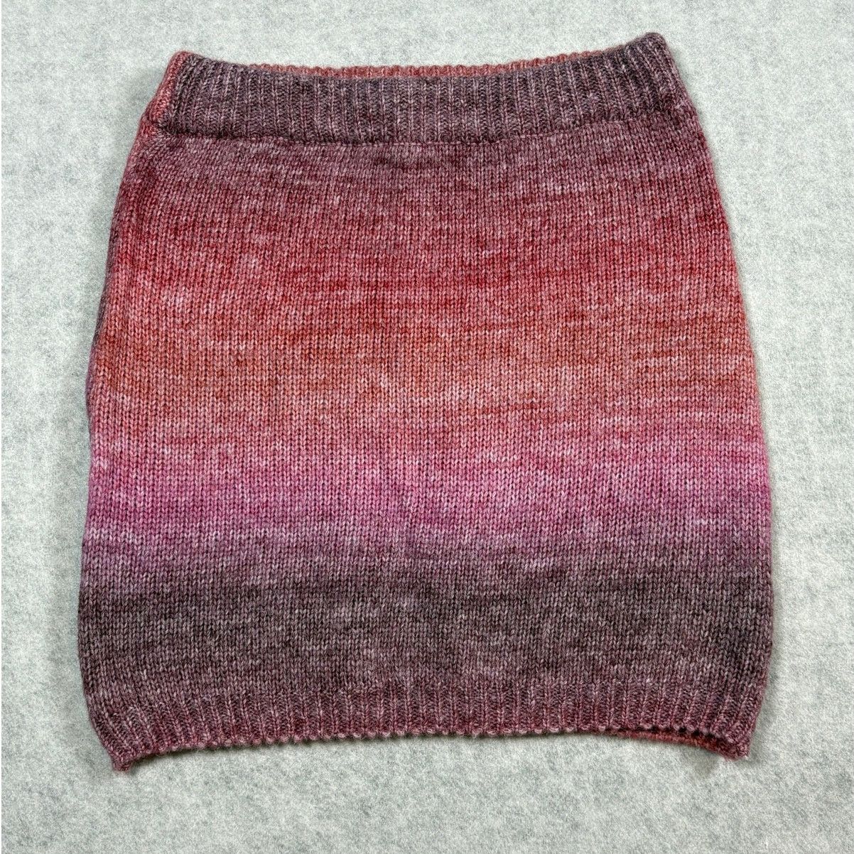 PRINCESS POLLY Princess Polly Pink Ombre Knit Mini Skirt Soft Cozych #0522 Size 32" / US 10 / IT 46 - 1 Thumbnail
