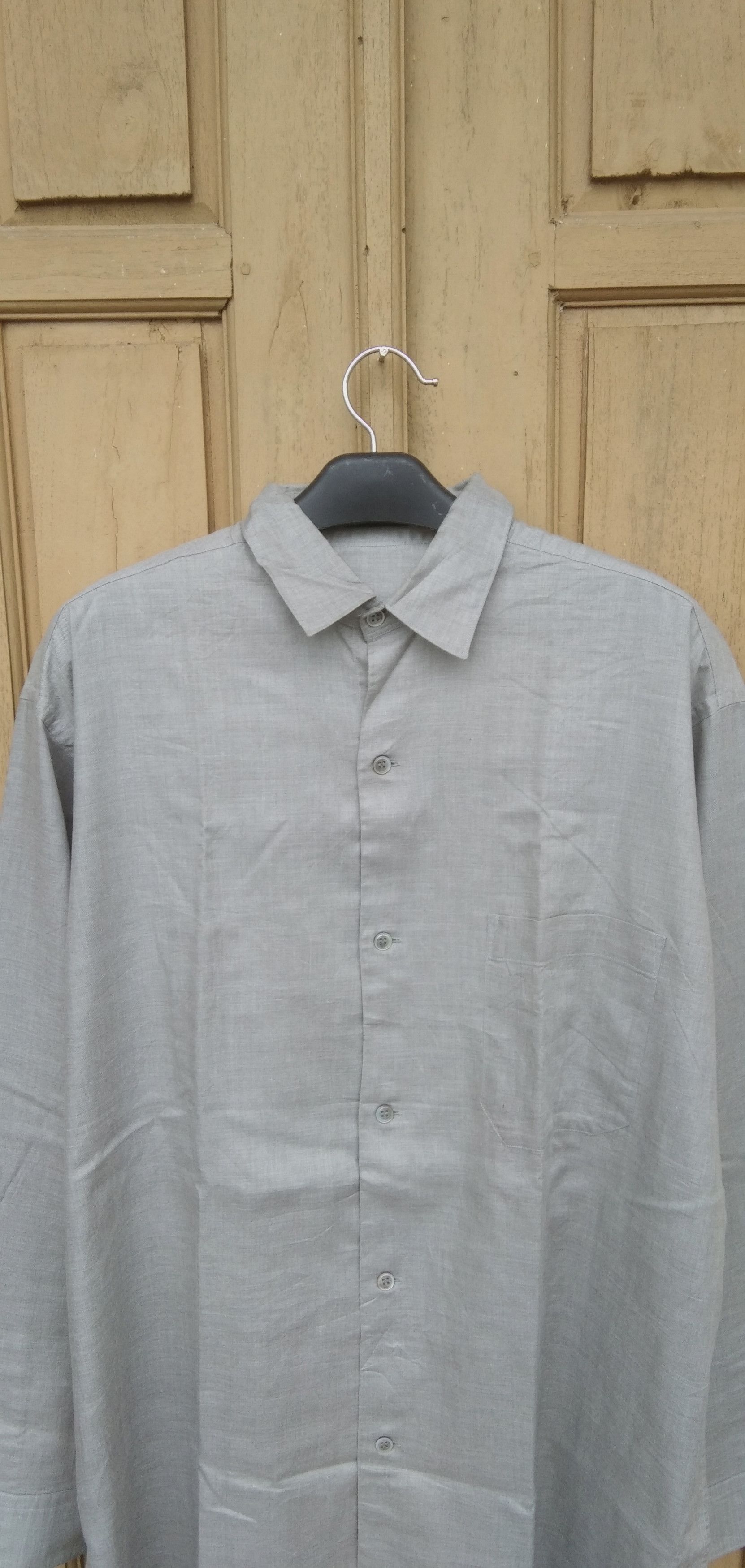 Y's for Men Y's for men grey button shirt Size US L / EU 52-54 / 3 - 2 Thumbnail