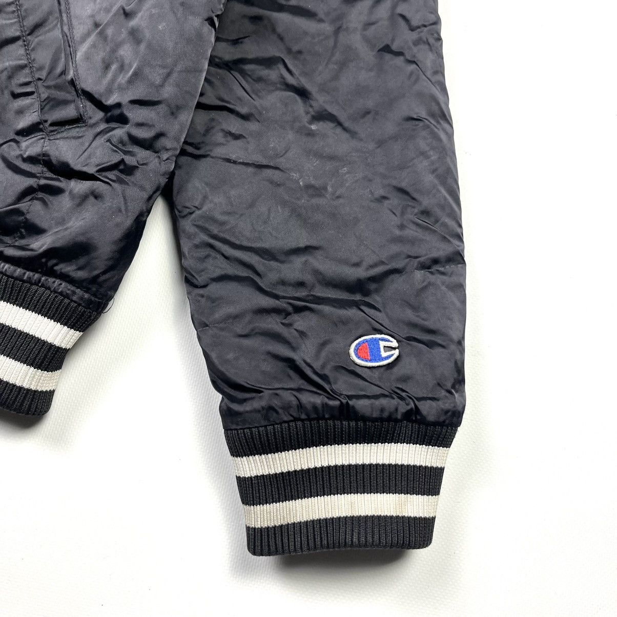 Champion × Vintage Champion Bomber American Style Vintage Streetwear Black Size US M / EU 48-50 / 2 - 4 Thumbnail