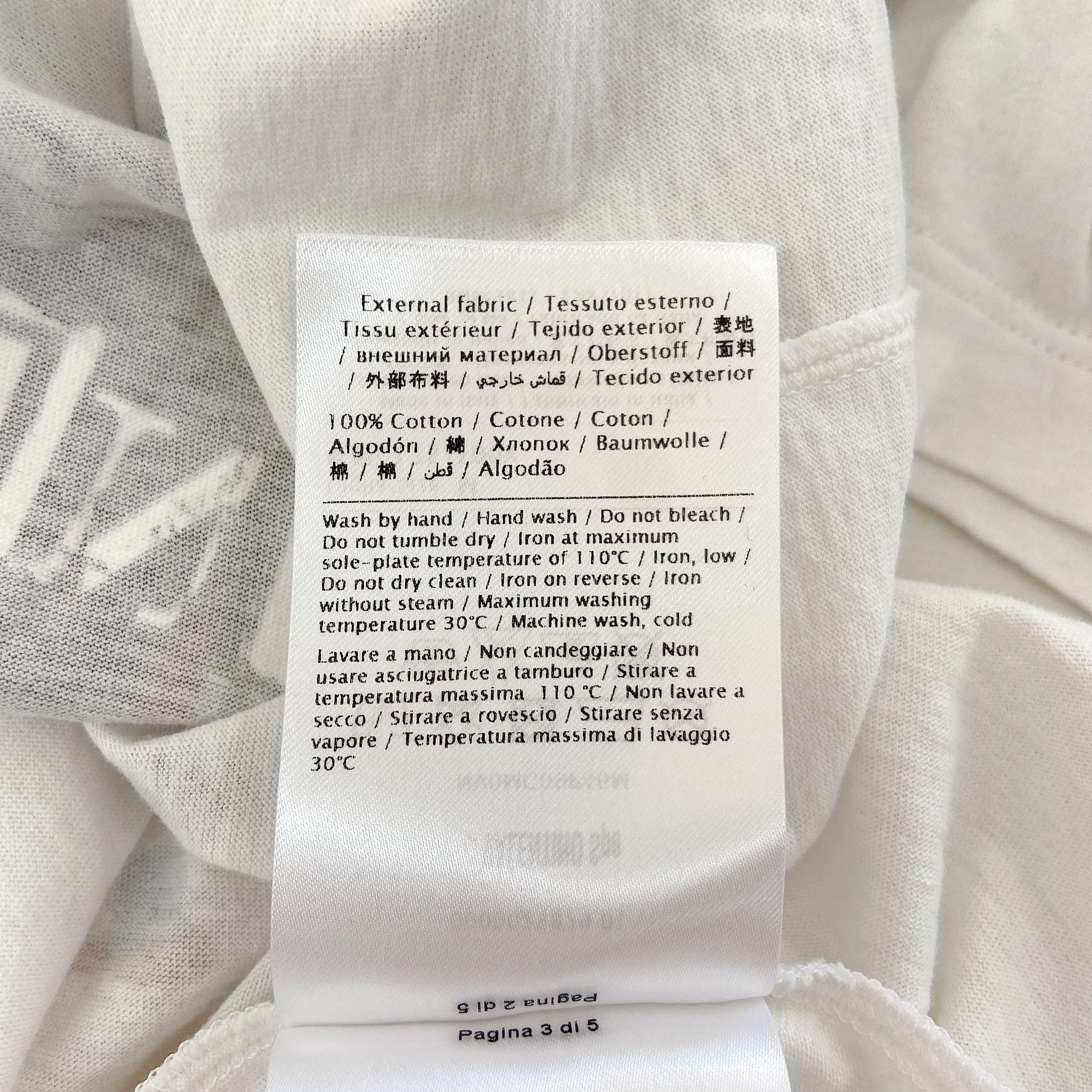 Valentino Valentino white printed T-shirt M Size US M / EU 48-50 / 2 - 7 Thumbnail