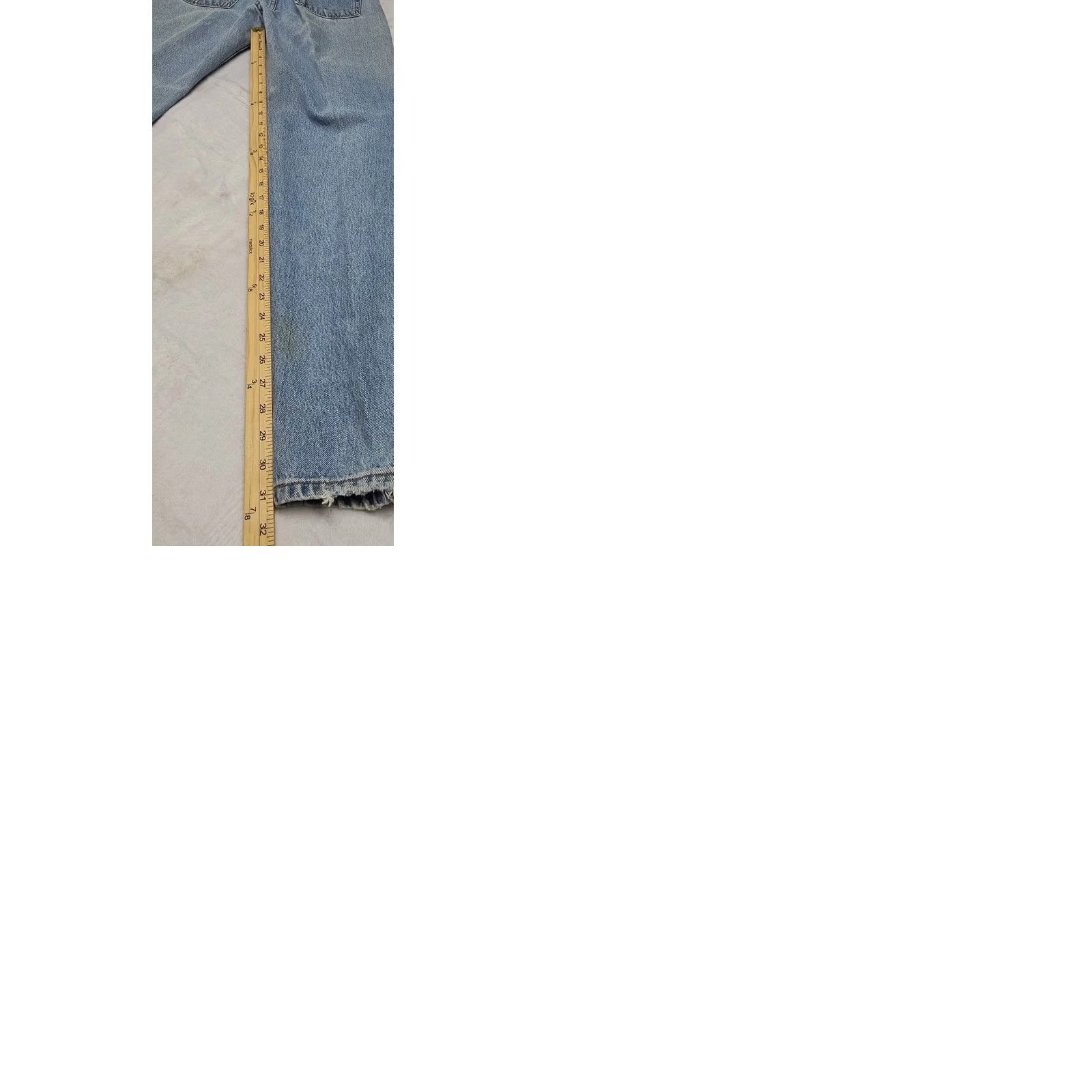 Levi's VINTAGE Levi’s 560 High Rise Mom Jeans Light Denim Straight Leg Womens 12 Blue USA 31 in Inseam Regular Fit Size 24" / US 00 / IT 34 - 9 Thumbnail