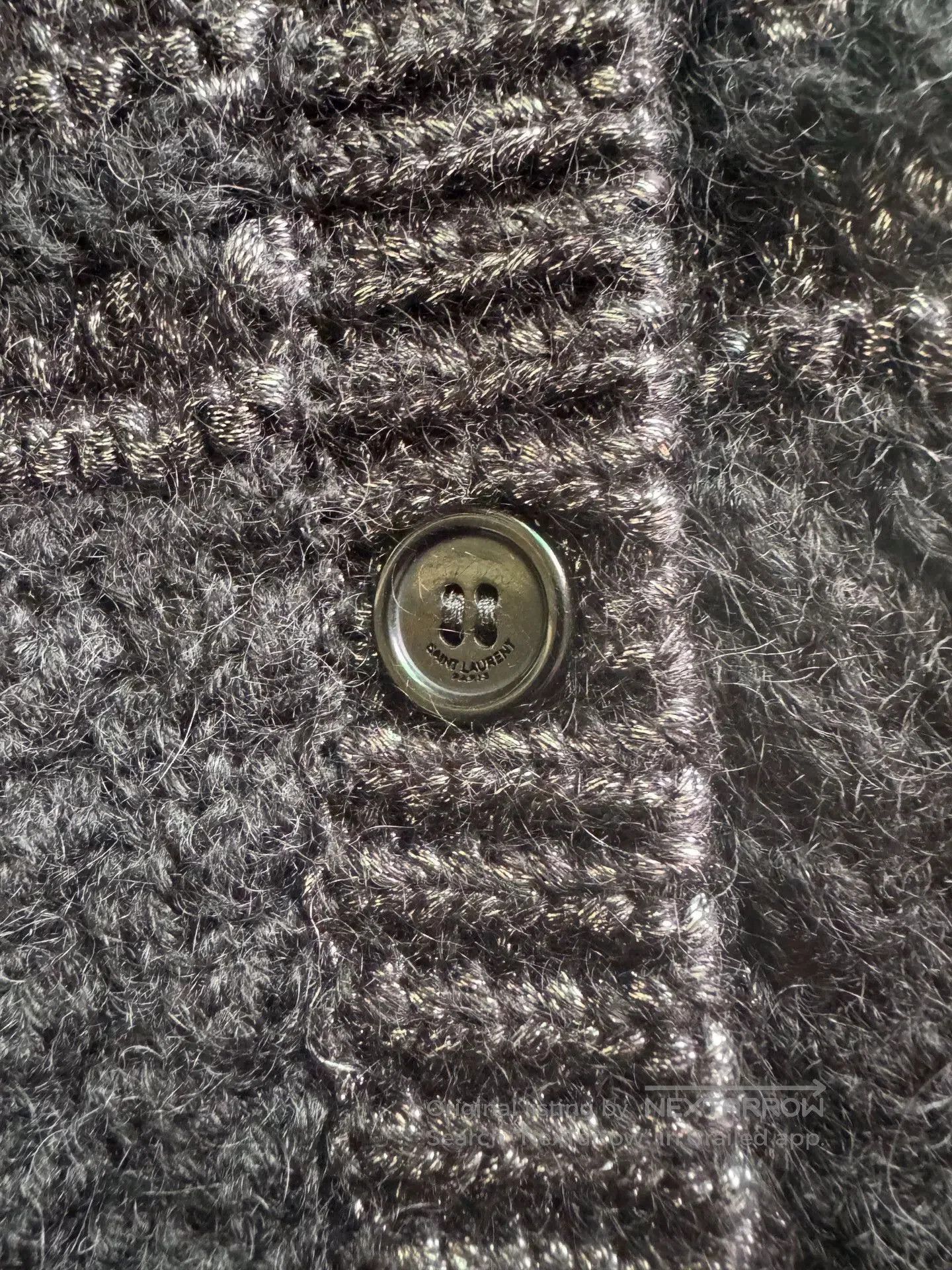 Saint Laurent Paris SAINT LAURENT Striped Cardigan. Size M / US 6-8 / IT 42-44 - 7 Thumbnail