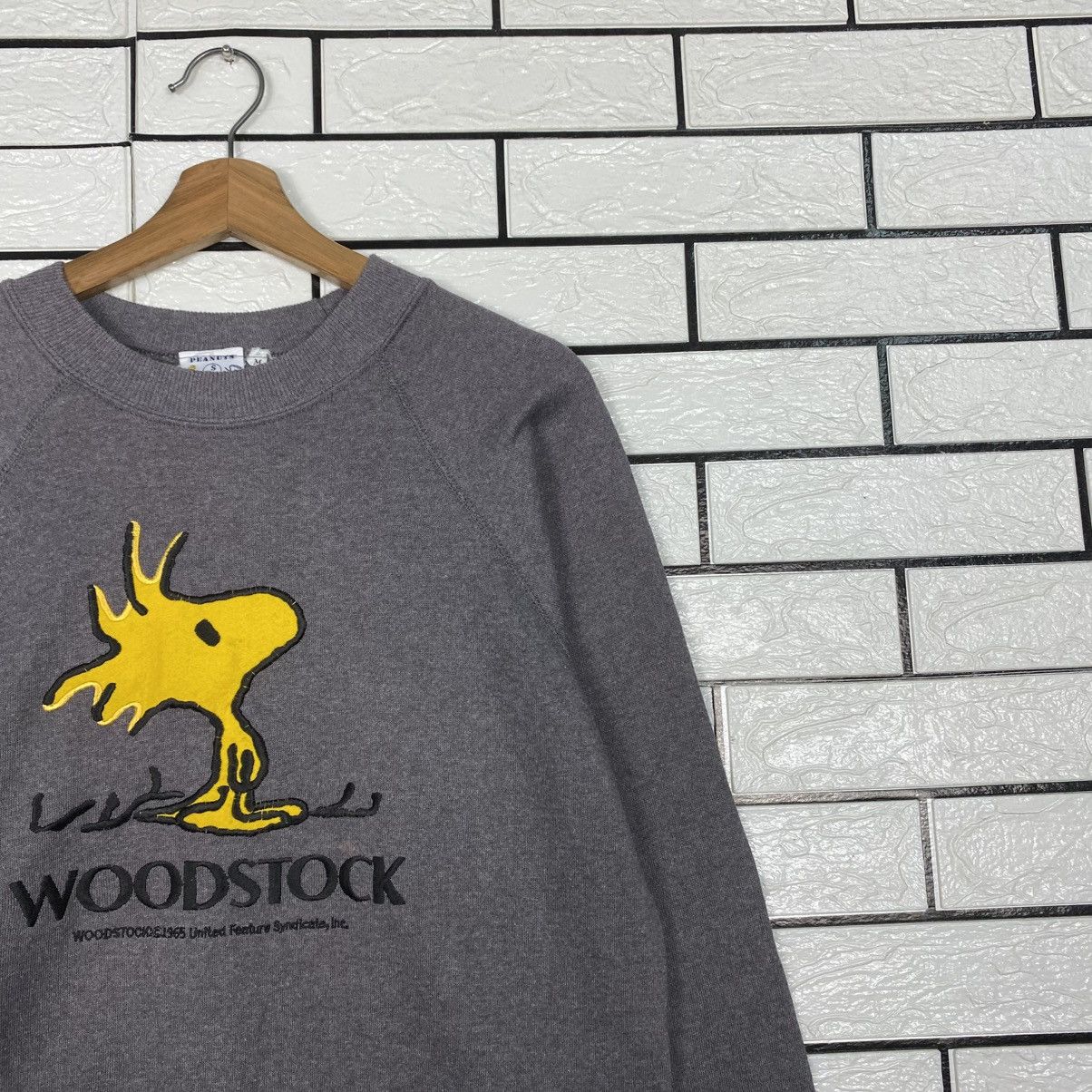 Vintage 📌Vintage Sweatshirt Peanuts Woodstock Big Logo Size US M / EU 48-50 / 2 - 7 Thumbnail