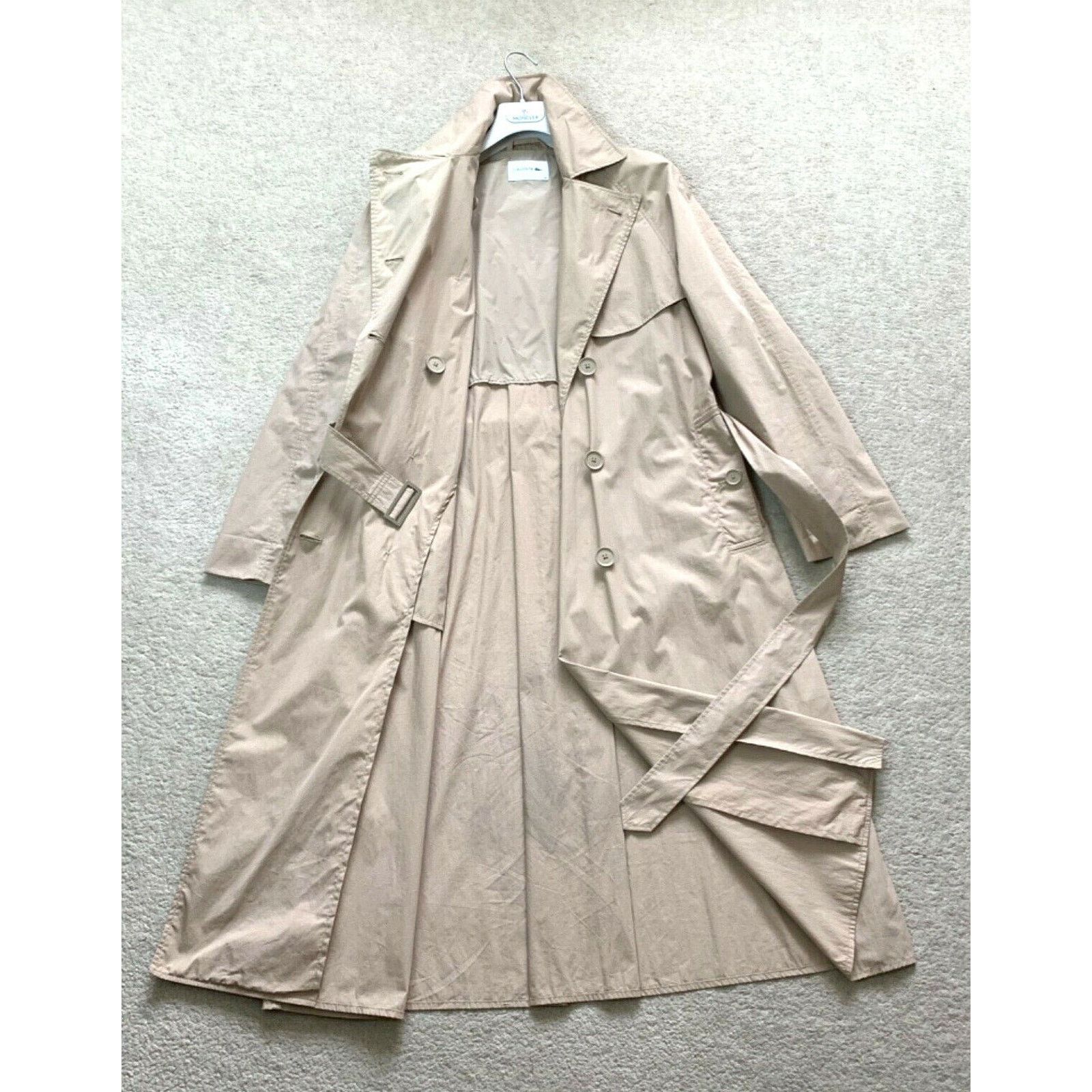 Lacoste Women's LACOSTE Long Trench Coat Jacket SZ EU 36 UK 8 US 4 S Size S / US 4 / IT 40 - 5 Thumbnail