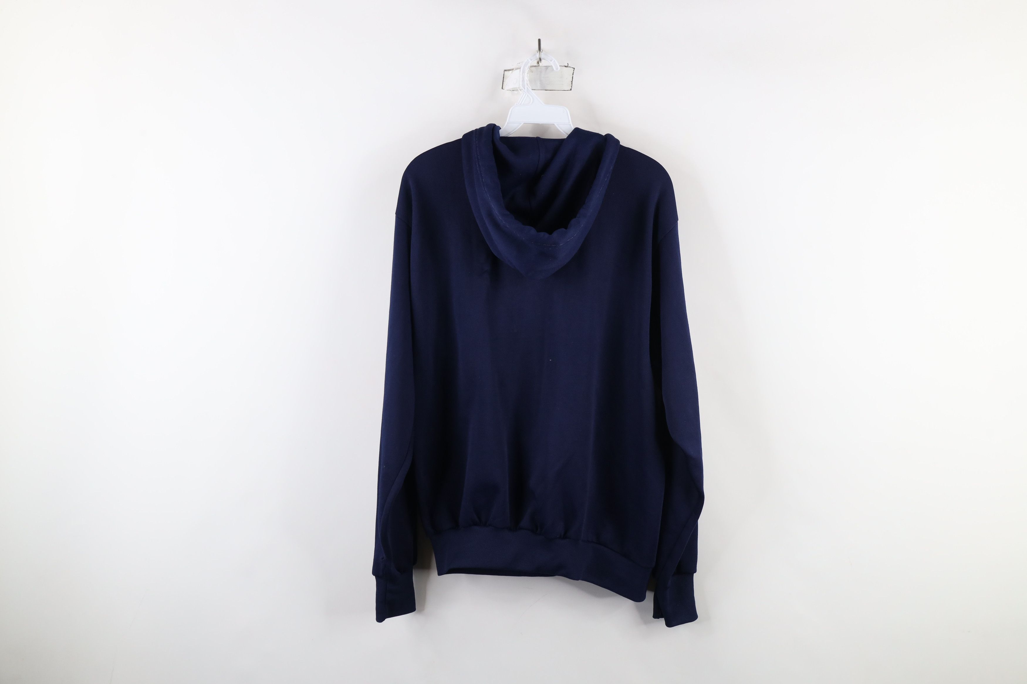 Vintage Vintage 70s Streetwear Full Zip Hoodie Sweatshirt Blue USA Size US XL / EU 56 / 4 - 12 Thumbnail