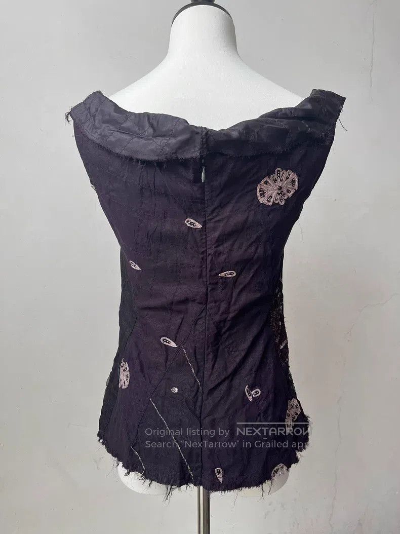 Other Junya Watanabe Embroidered crochet lace fringed vest Size M / US 6-8 / IT 42-44 - 3 Thumbnail
