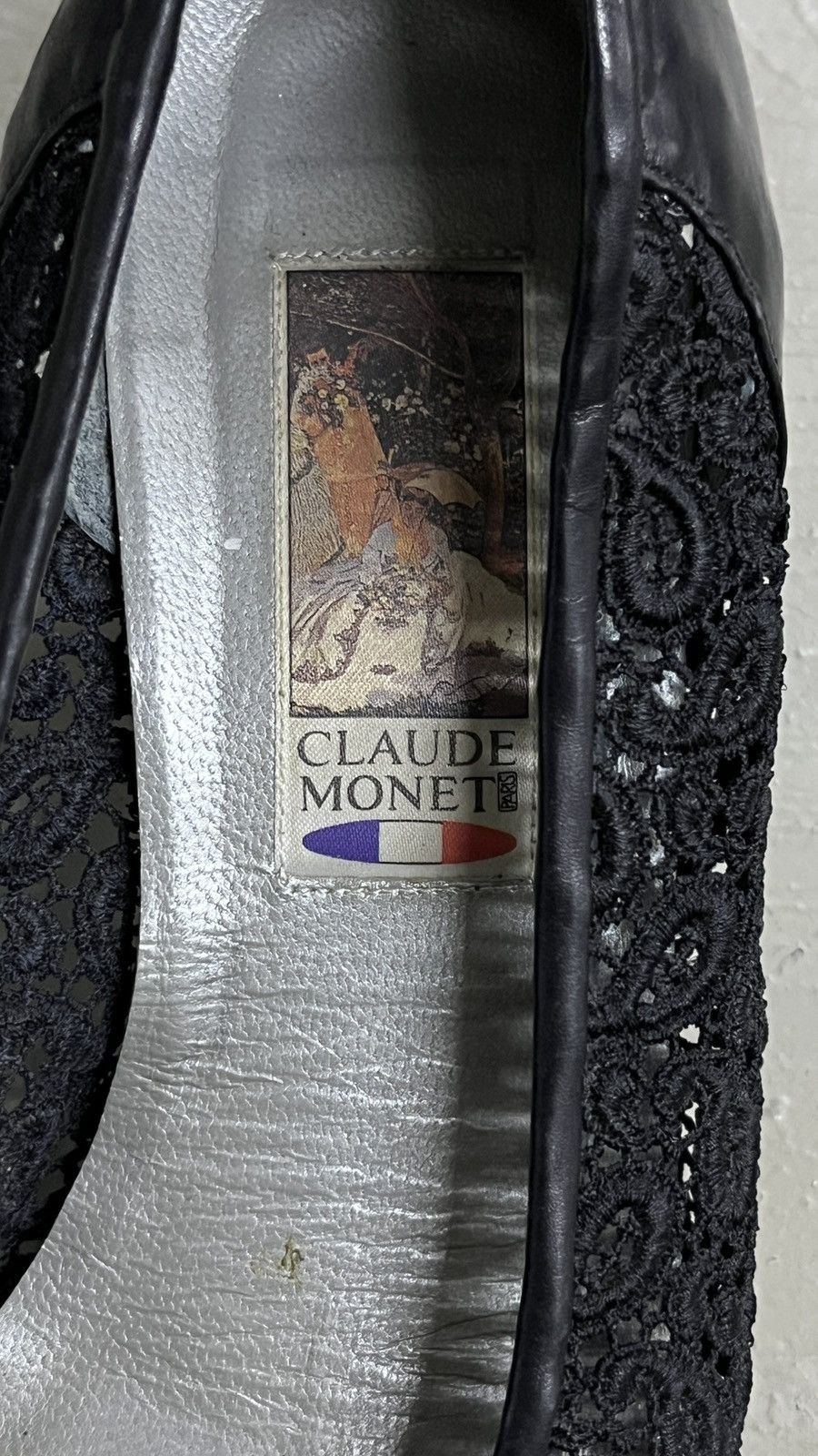 Vintage Vintage Claude Monet Lace Christian Louboutin Style Heels Size US 6.5 / IT 36.5 - 9 Thumbnail