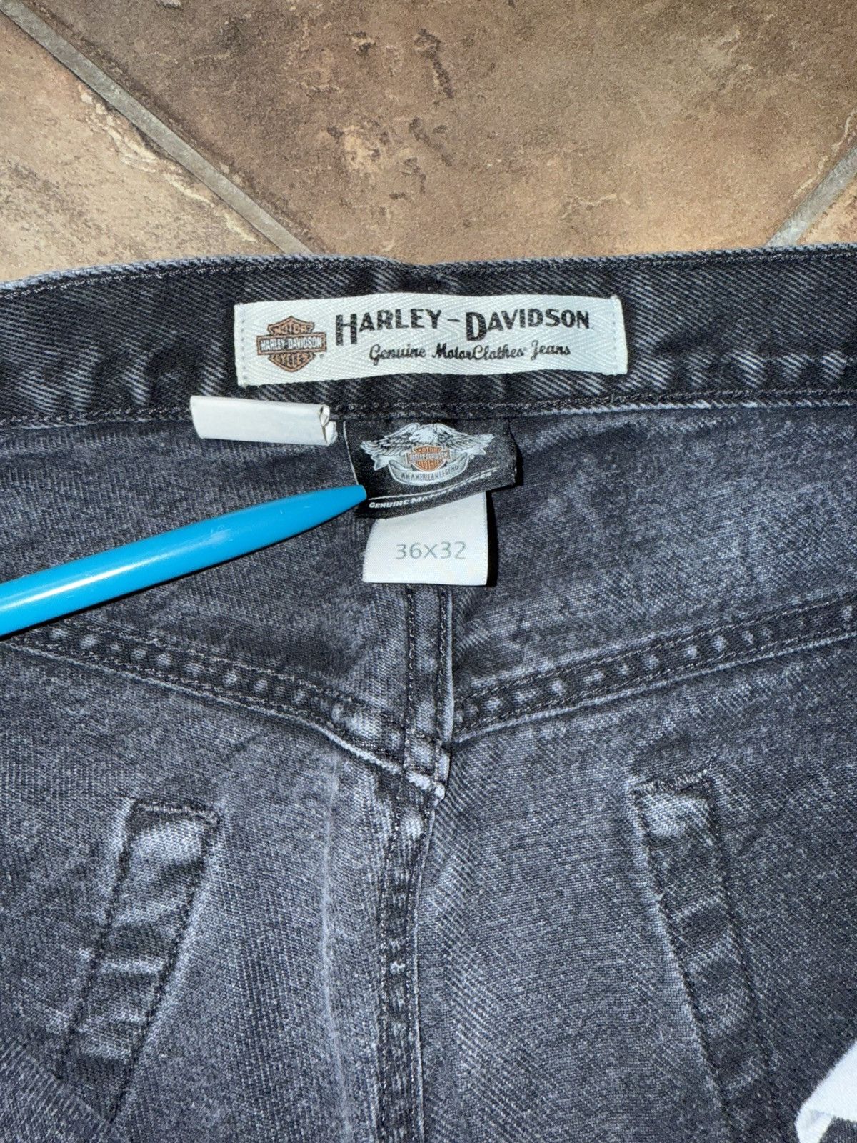 Harley Davidson Harley Davidson Straight Leg Denim Size US 36 / EU 52 - 5 Thumbnail