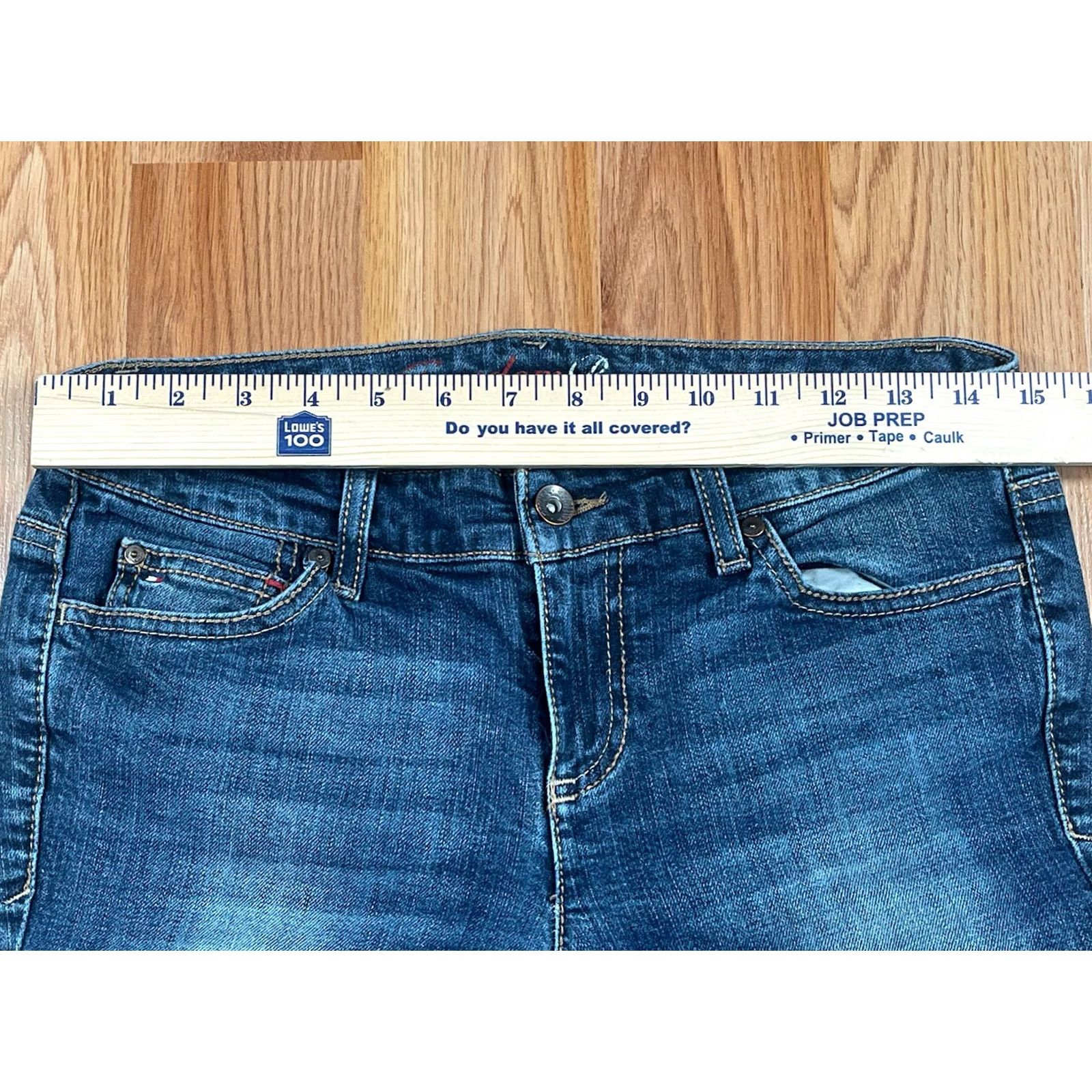 Tommy Hilfiger Tommy Hilfiger Freedom Boot Cut Stretch Blue Denim Jeans Women’s Size 6S Short Size 28" / US 6 / IT 42 - 3 Thumbnail