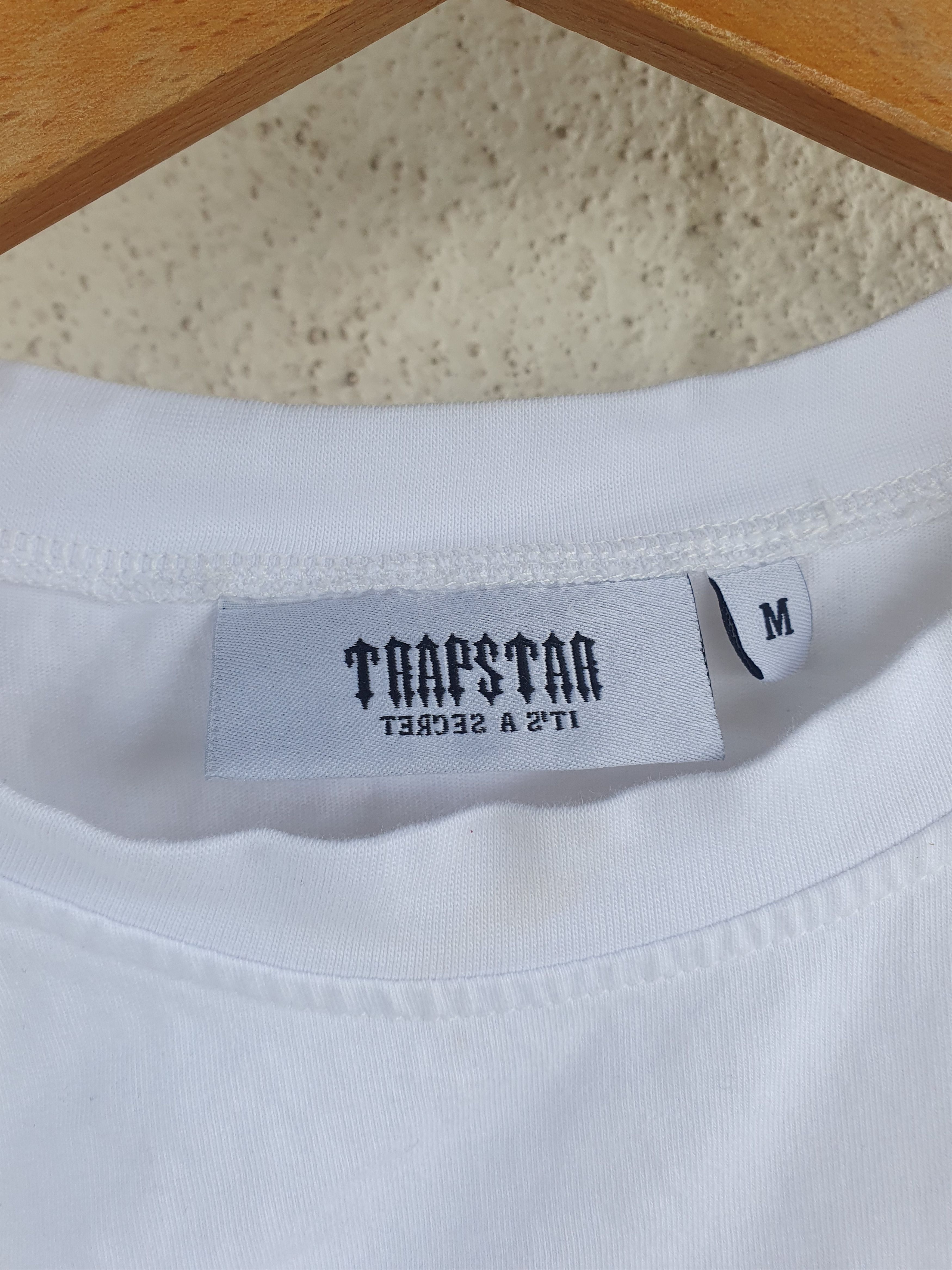 Trapstar London Trapstar Chenille Decoded Ice White t-shirt sz M Size US M / EU 48-50 / 2 - 7 Thumbnail