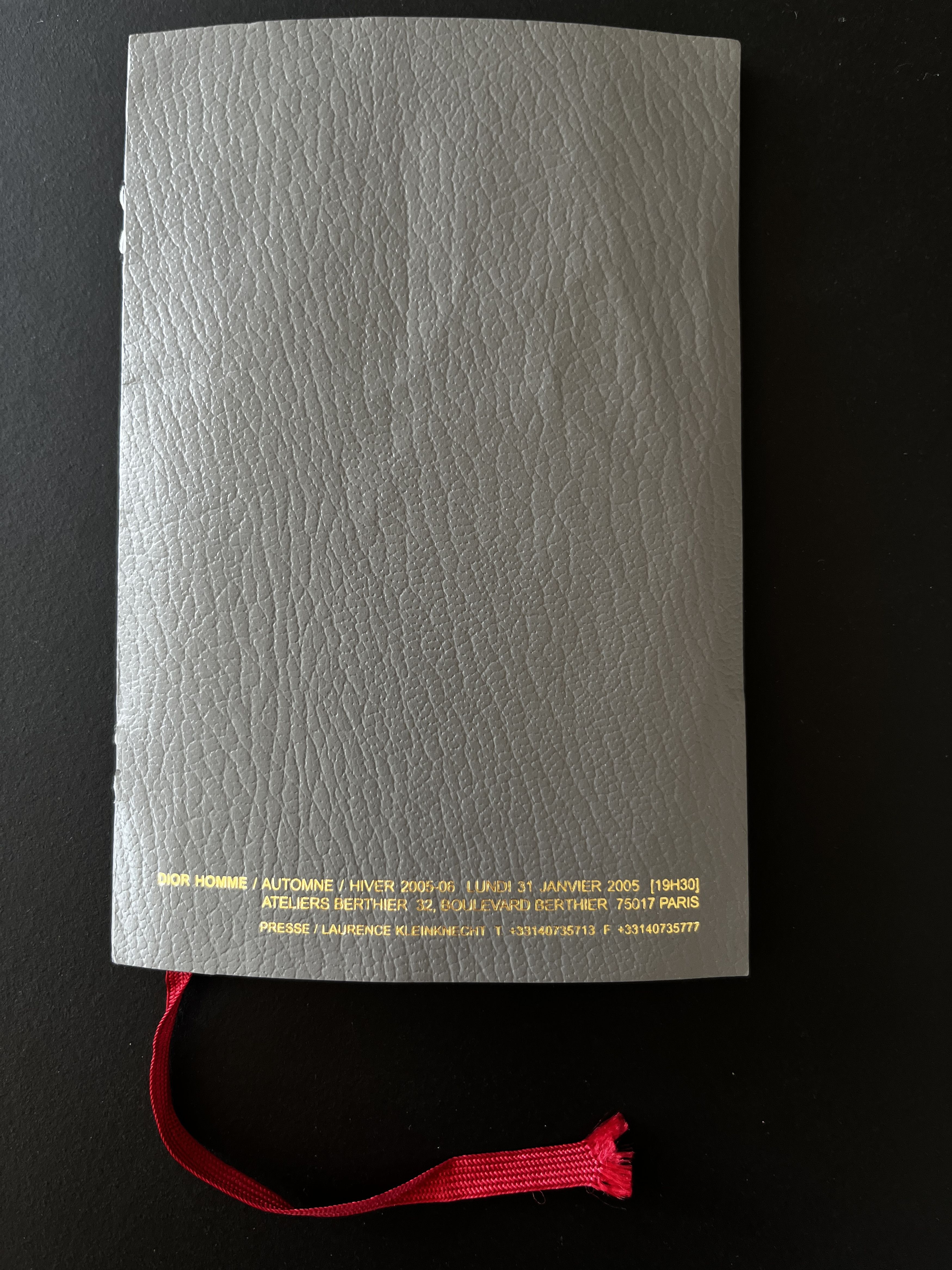 Hedi Slimane Dior Homme Invitation AW2005 Show Size ONE SIZE - 12 Thumbnail