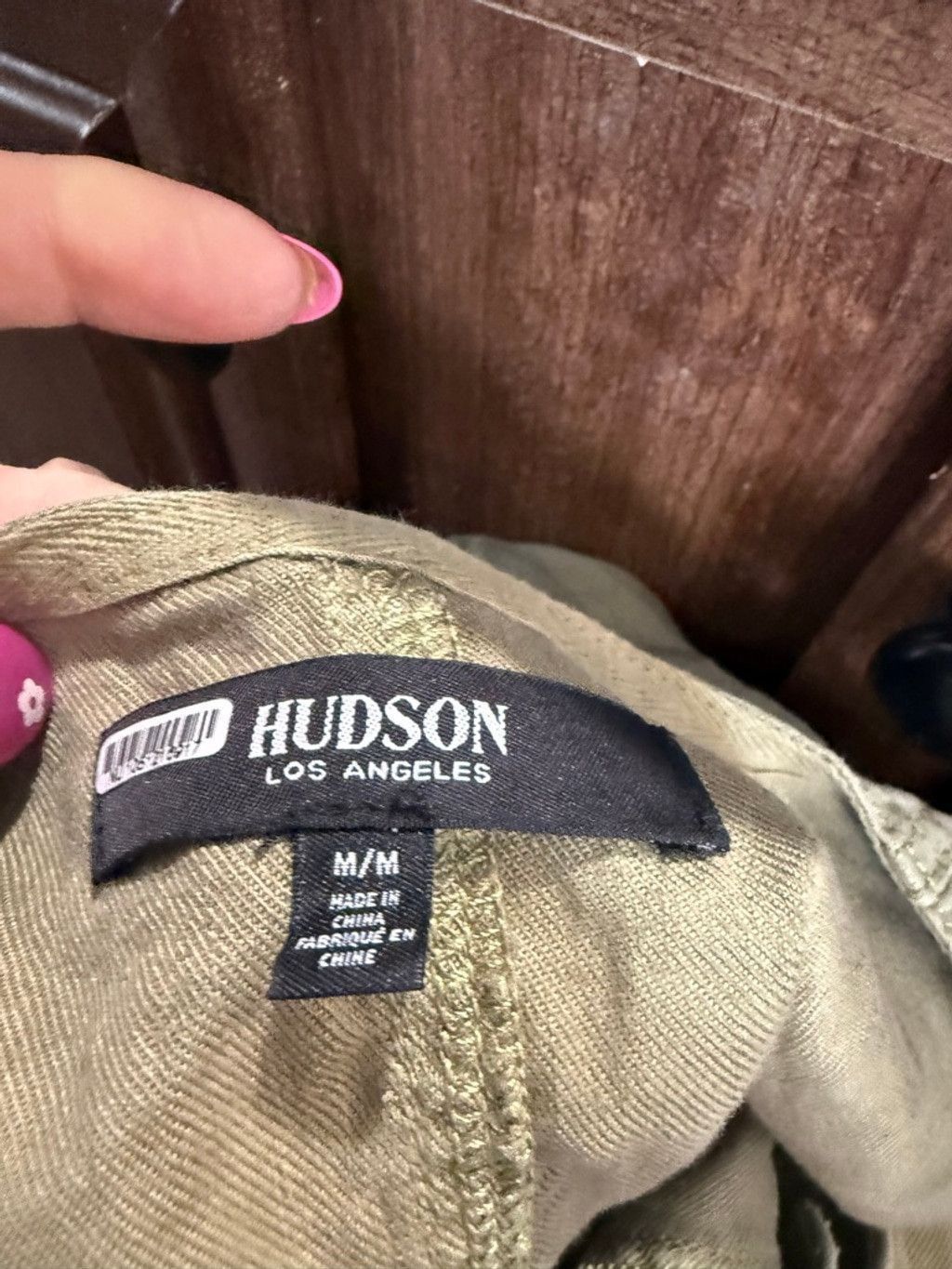Hudson Women's Hudson Green Puff Sleeve Utility Romper M Size 33" - 9 Thumbnail
